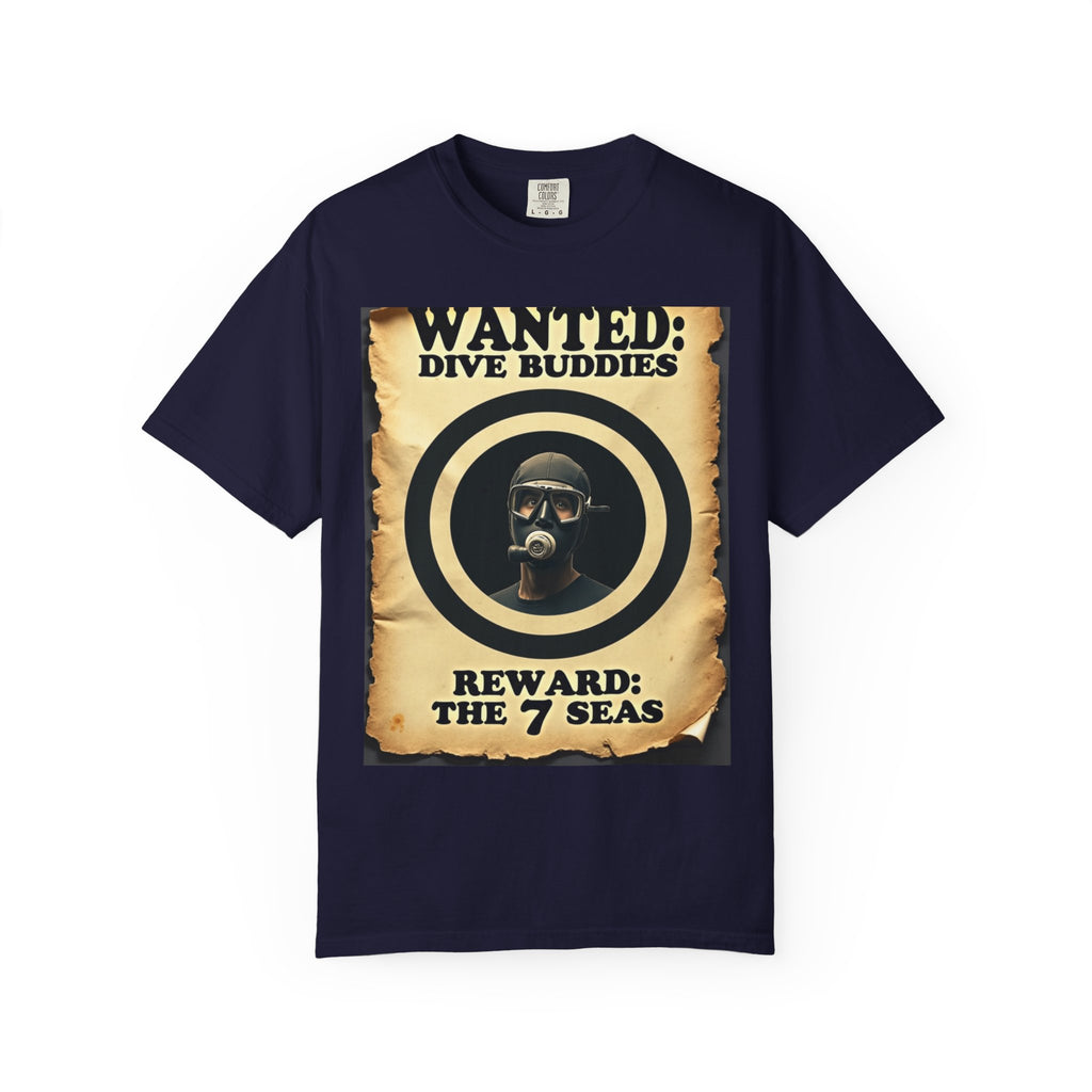 Wanted: Dive Buddies T-Shirt — Vintage Scuba Poster Tee