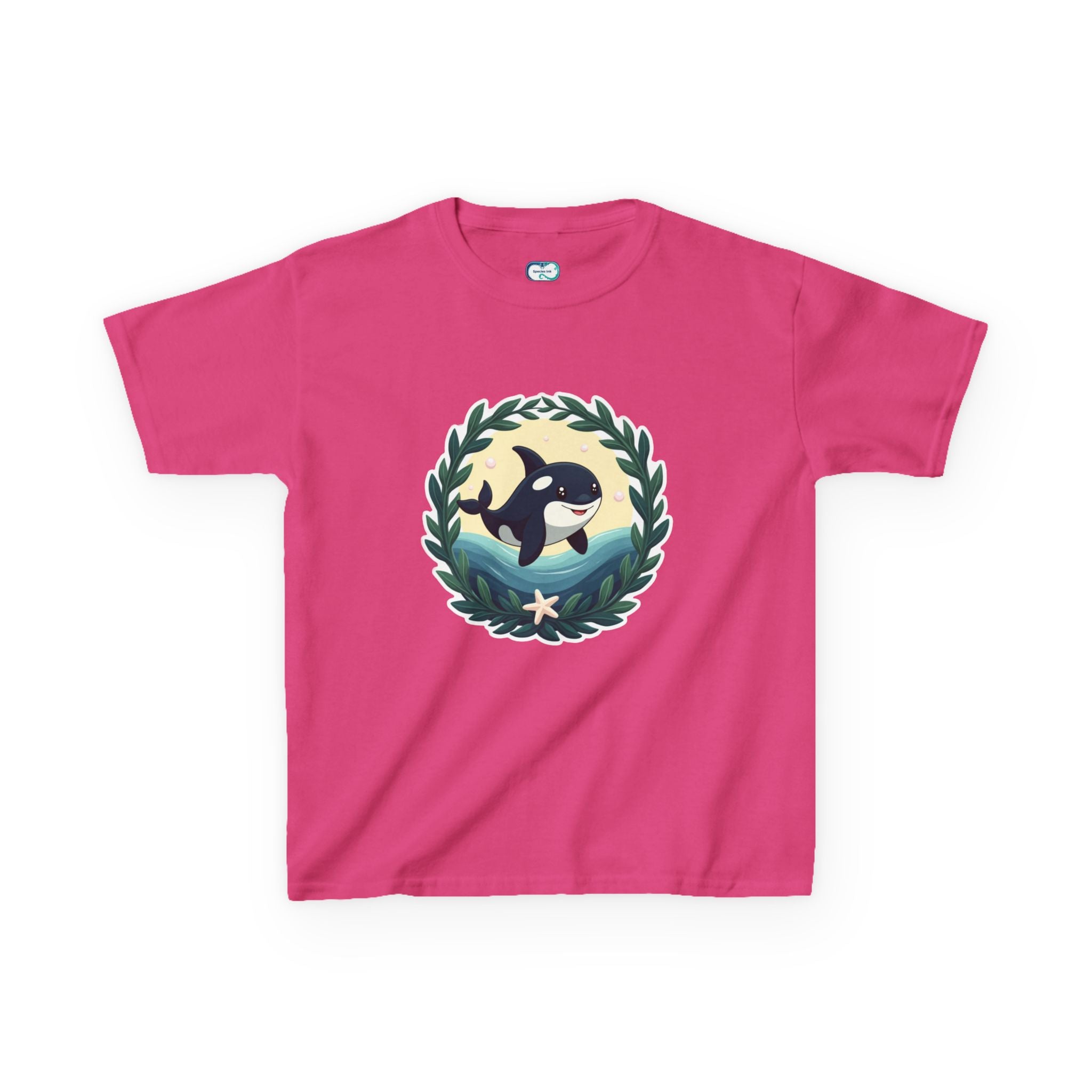 Orca Ocean Kids Tee — Playful Whale Graphic T-Shirt for Children