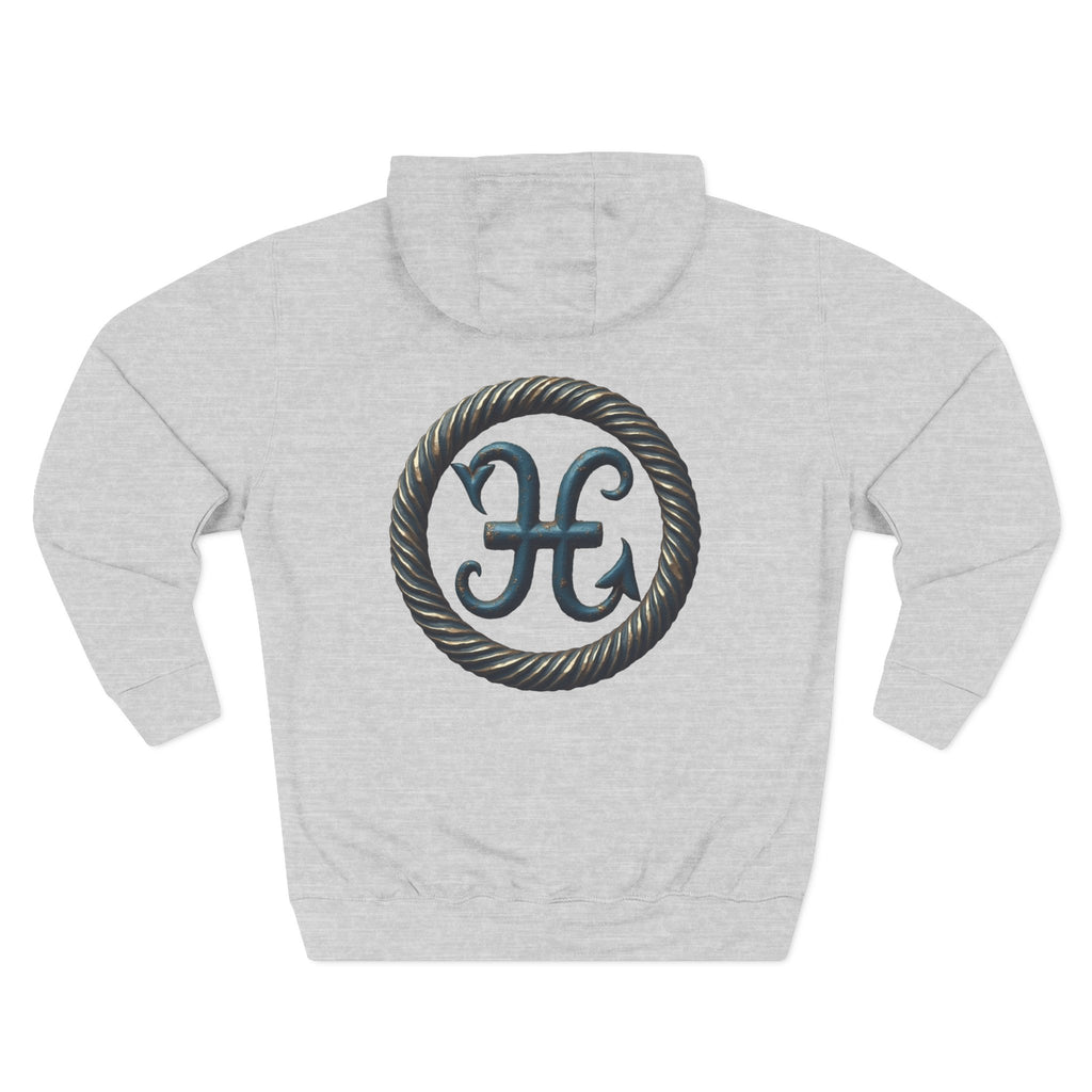 Hoodie — Nautical Rope Aquarius Pullover