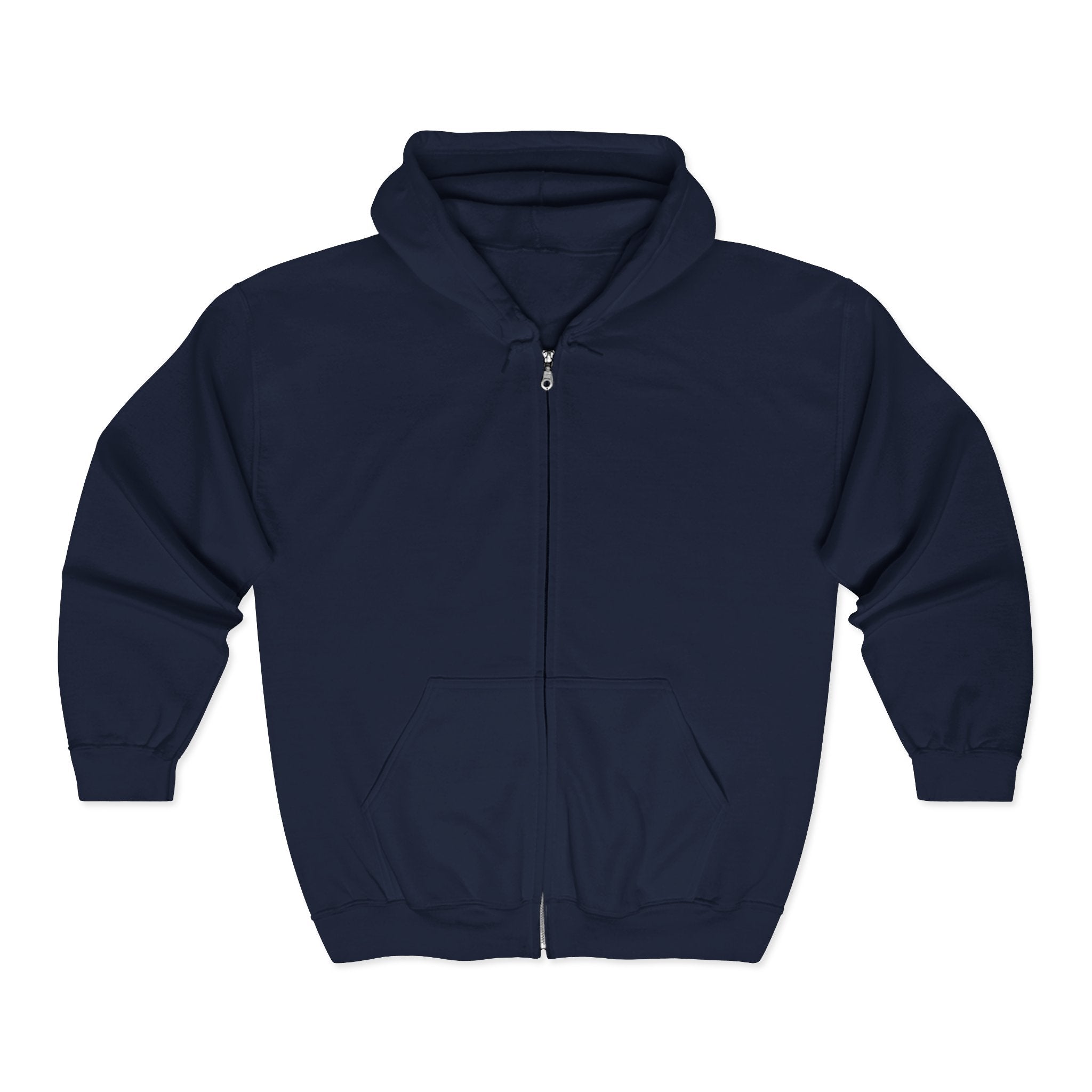 Dragon Graphic Zip Hoodie — "Be Courage or Nothing" Back Print