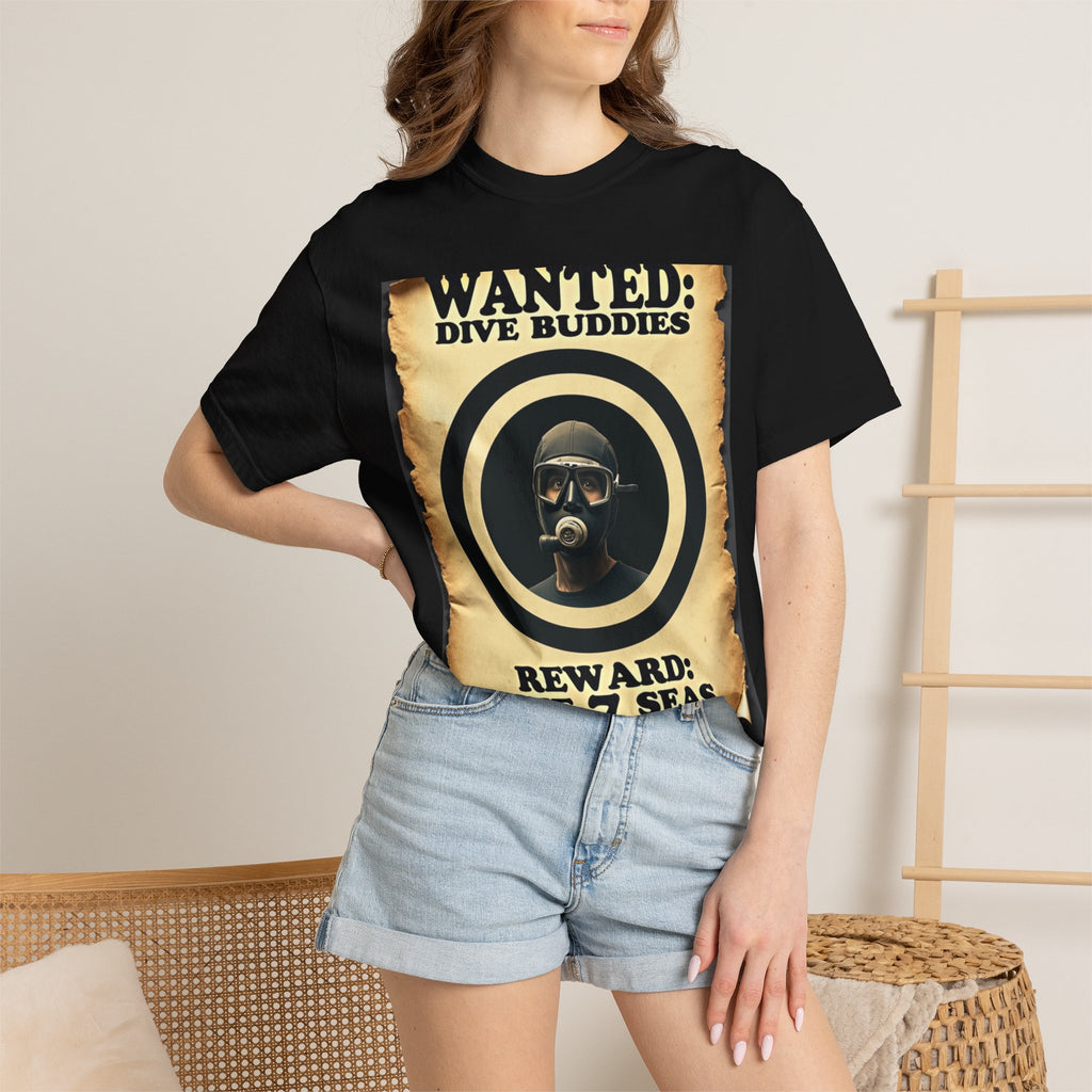Wanted: Dive Buddies T-Shirt — Vintage Scuba Poster Tee