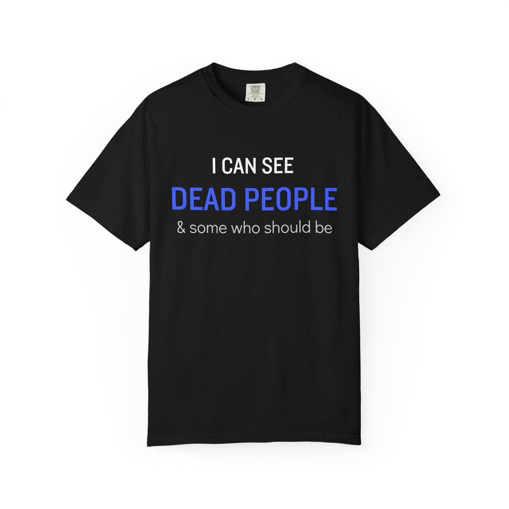 I see ghosts tee — Minimalist Gothic Graphic Shirt