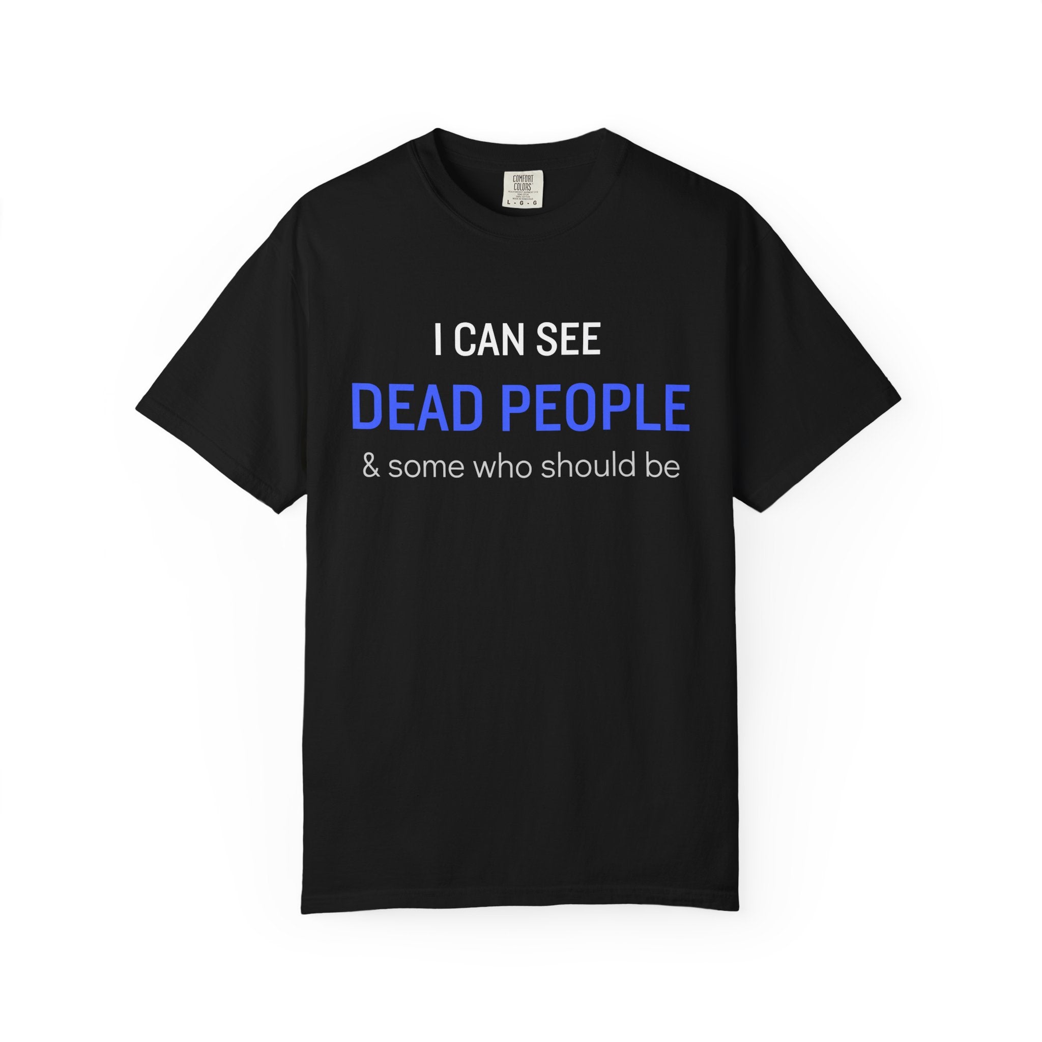 I see ghosts tee — Minimalist Gothic Graphic Shirt