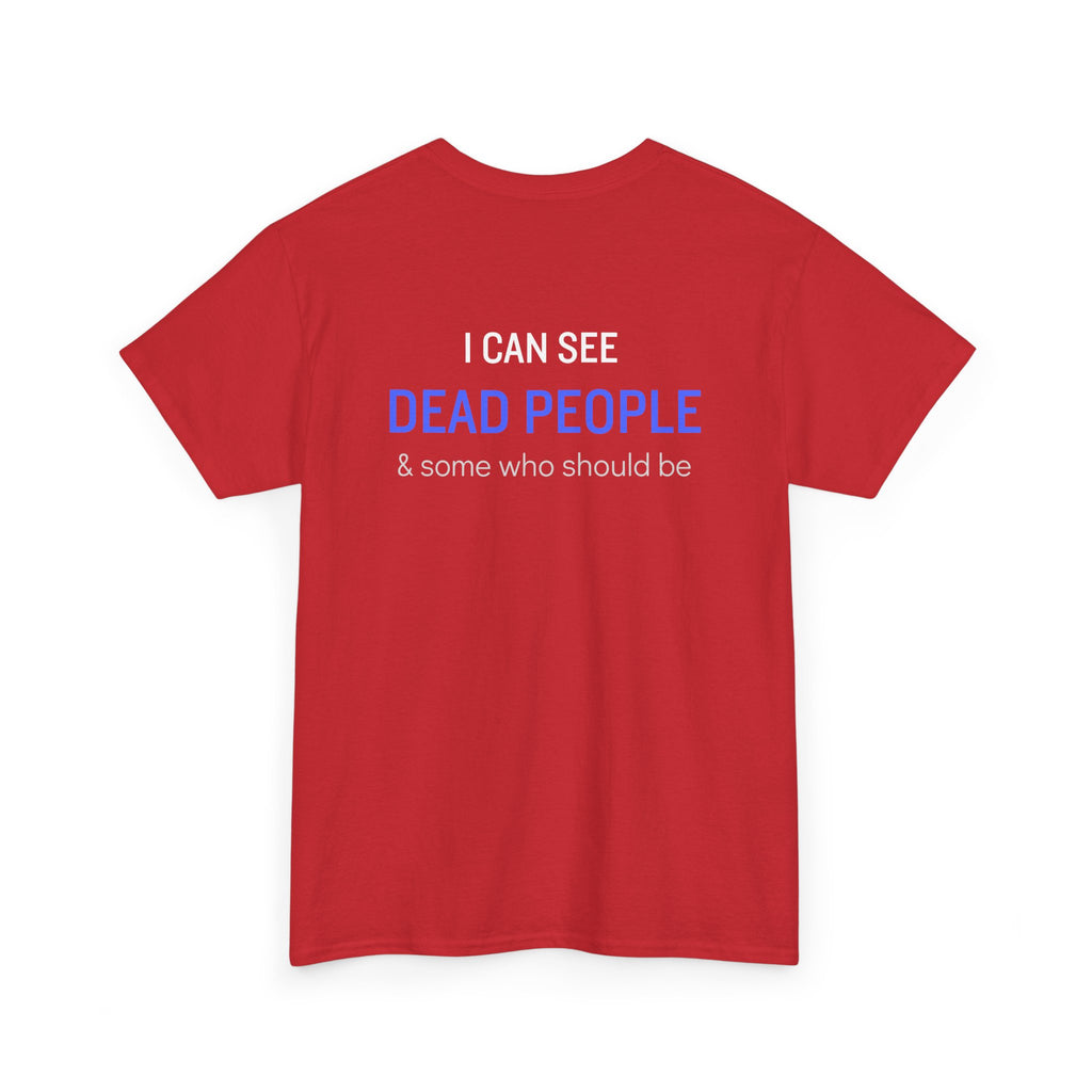 I see ghosts tee — Minimalist Gothic Graphic Shirt