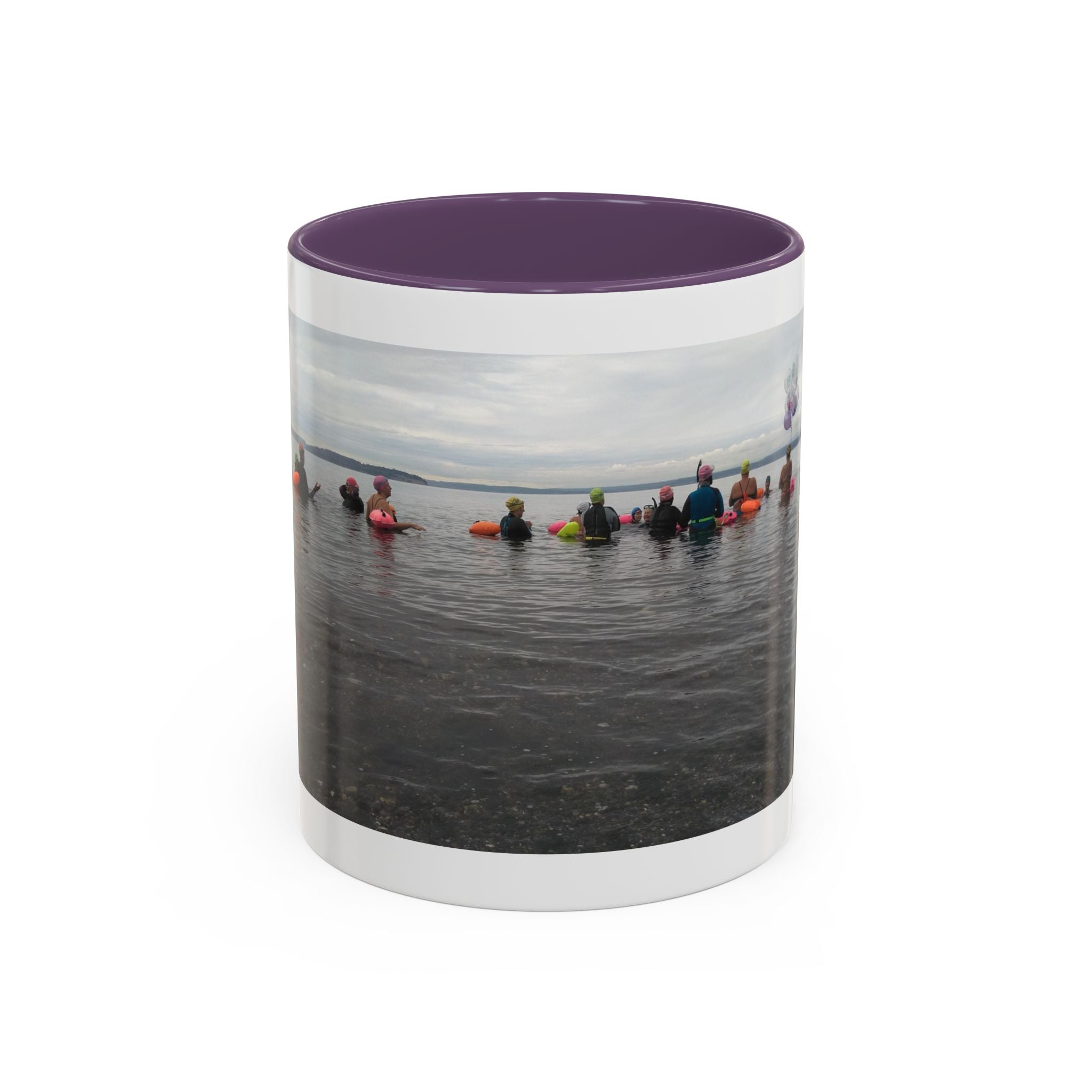 Free Divers Photo Accent Coffee Mug – Scenic Sea Diving Crew 11oz/15oz