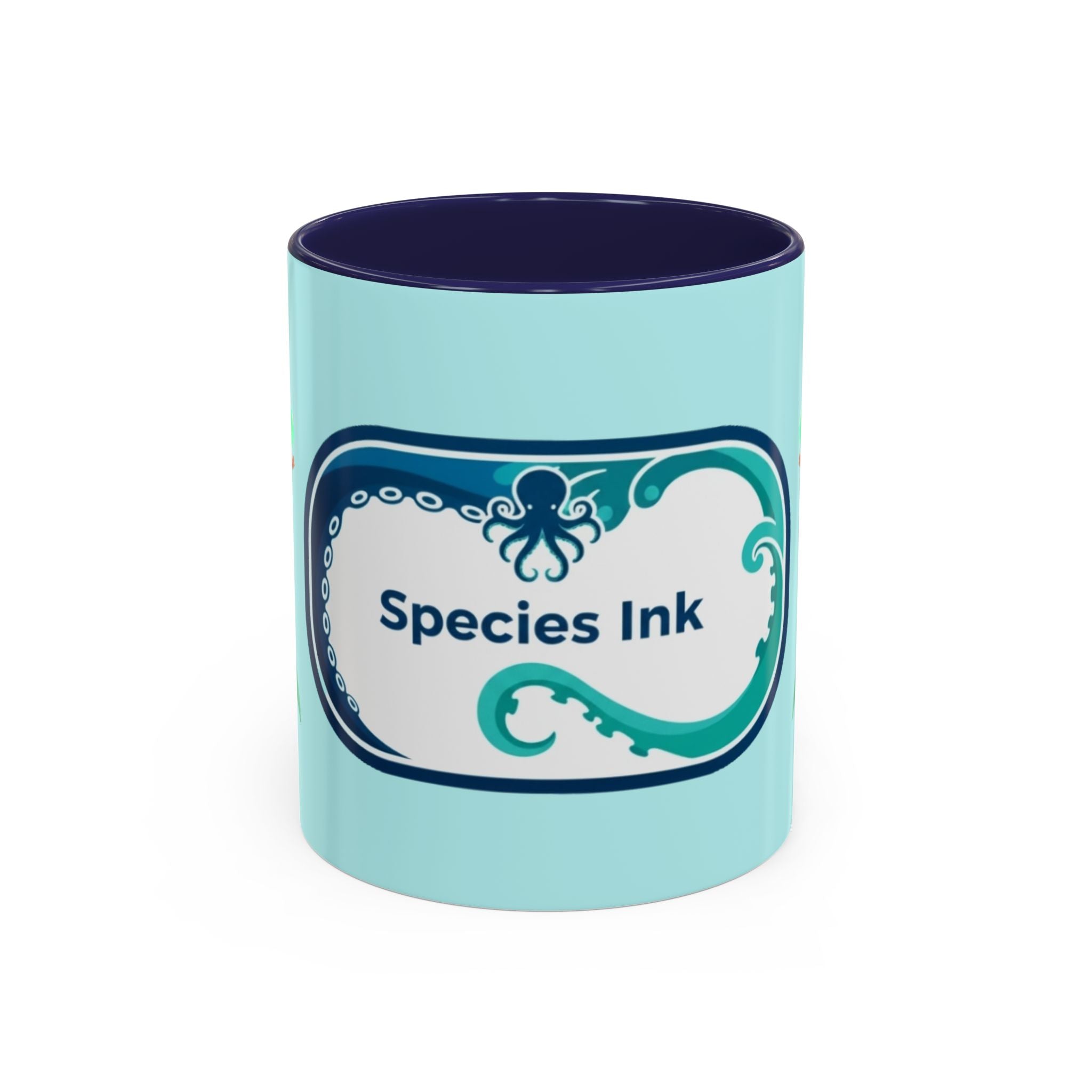 Ocean Logo Coffee Mug — "Species Ink" Accent Ceramic Mug