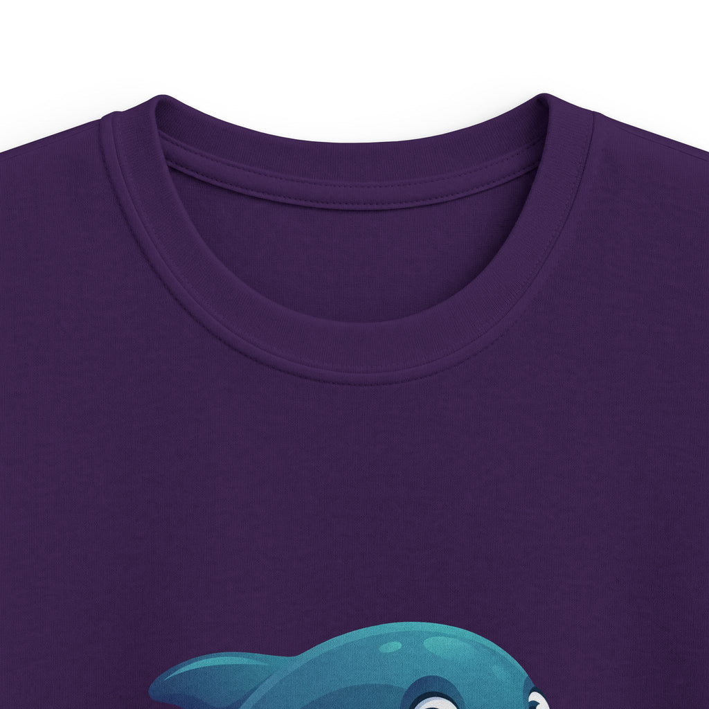 Kids Swim Team T‑Shirt — Cute Dolphin Graphic Tee for Children