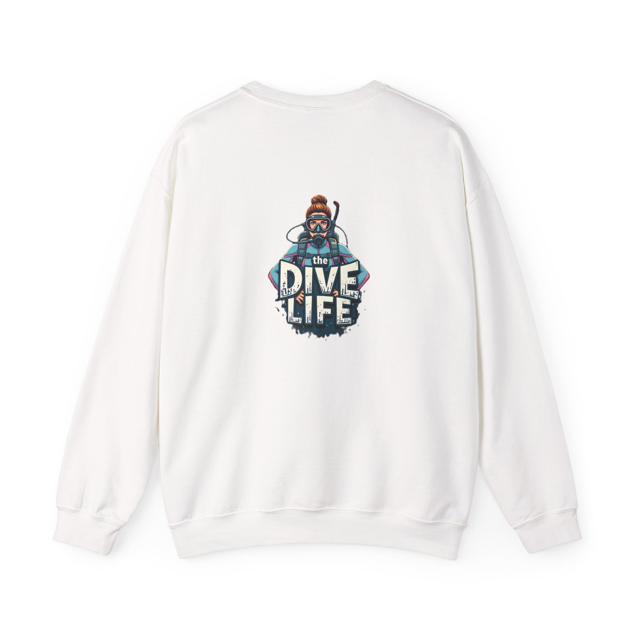 Dive Life Crewneck Sweatshirt – Scuba Diver Graphic Pullover