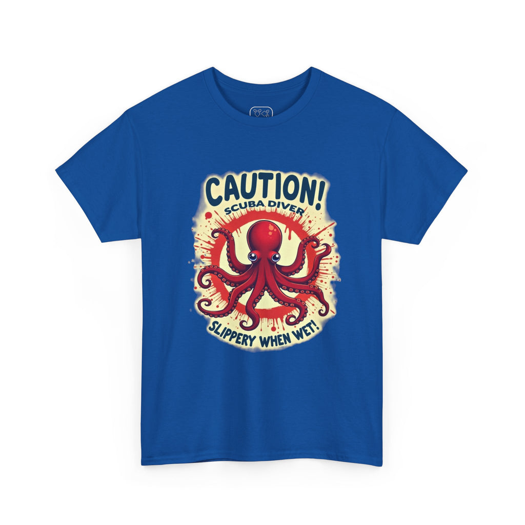 Scuba Diver Tee — "Often Wet & Covered in Sea Slime" Graphic Shirt