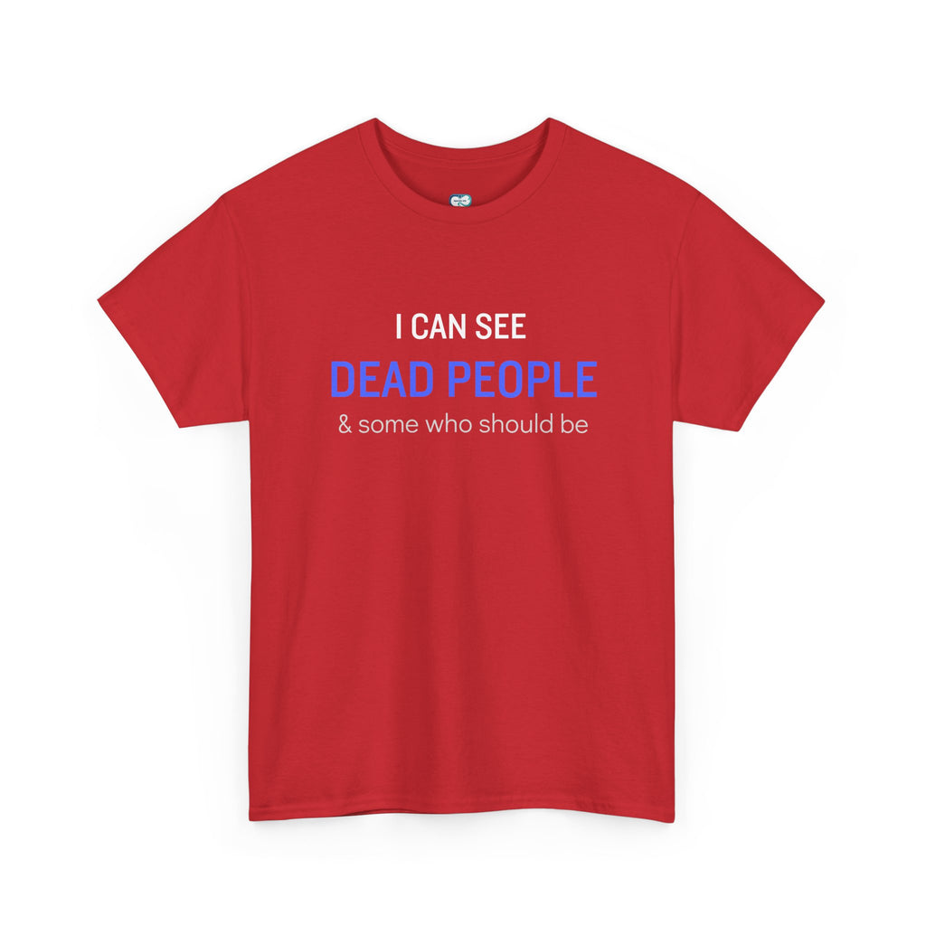 I see ghosts tee — Minimalist Gothic Graphic Shirt