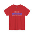 I see ghosts tee — Minimalist Gothic Graphic Shirt