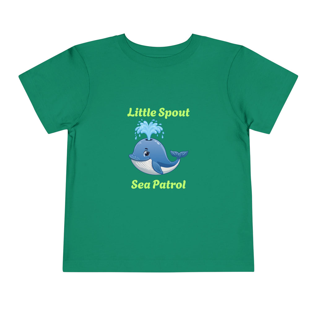 Little Spout Sea Patrol Toddler Tee — Cute Whale Kids Shirt