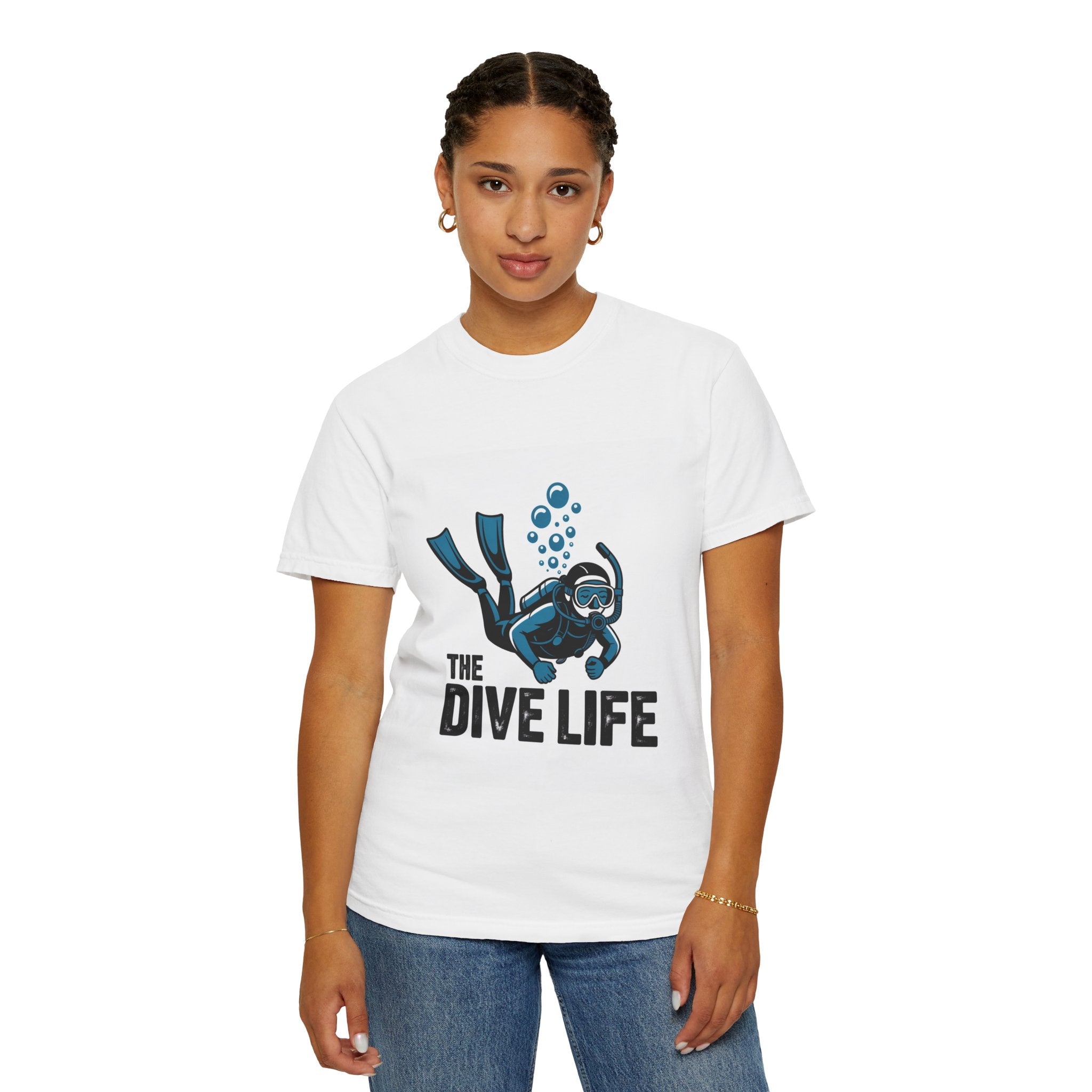 Dive Life Scuba Diver T-Shirt — Men’s/Women’s Scuba Diving Tee