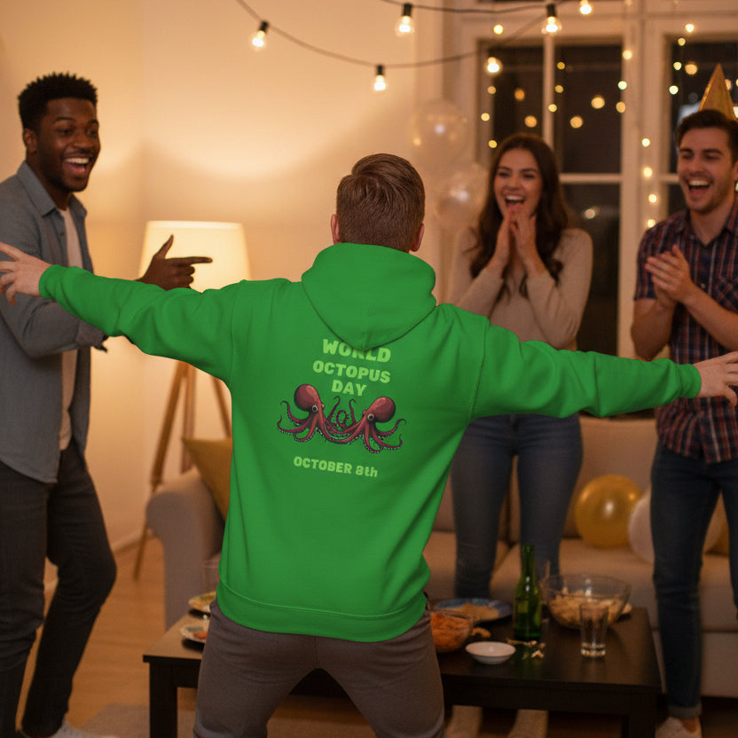 World Octopus Day Hoodie – October 8th Graphic Pullover