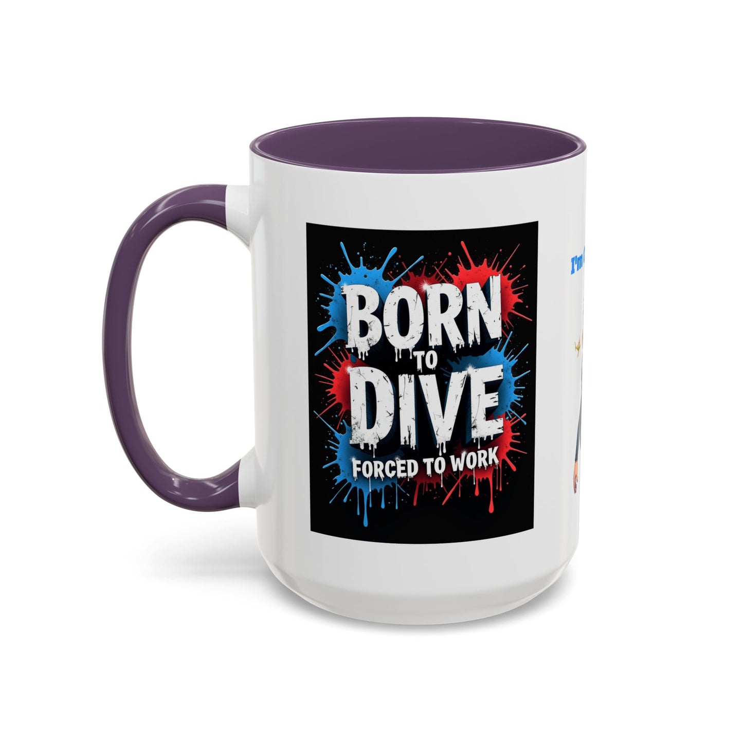 Born to Dive Coffee Mug - 'I'm Certifiable' Scuba Diver Accent Mug (11/15oz)