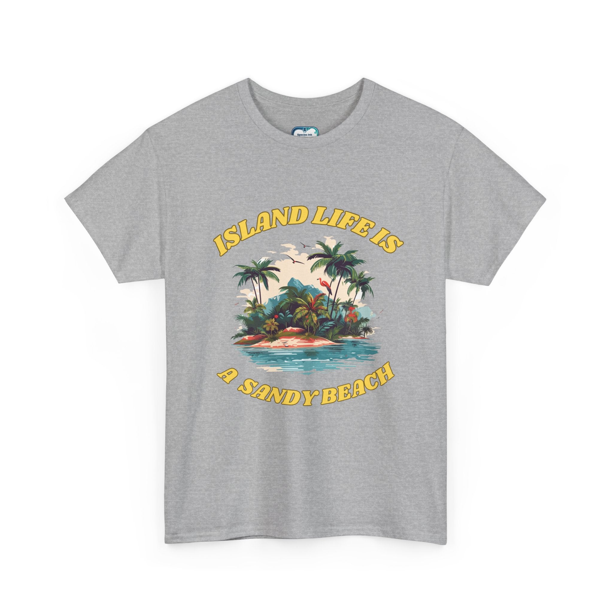 Island Life Beach Tee – Tropical Coastal Graphic Shirt | Species Ink