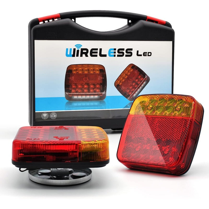 Wireless LED Trailer Taillight Kit — Magnetic, Waterproof, No Wiring