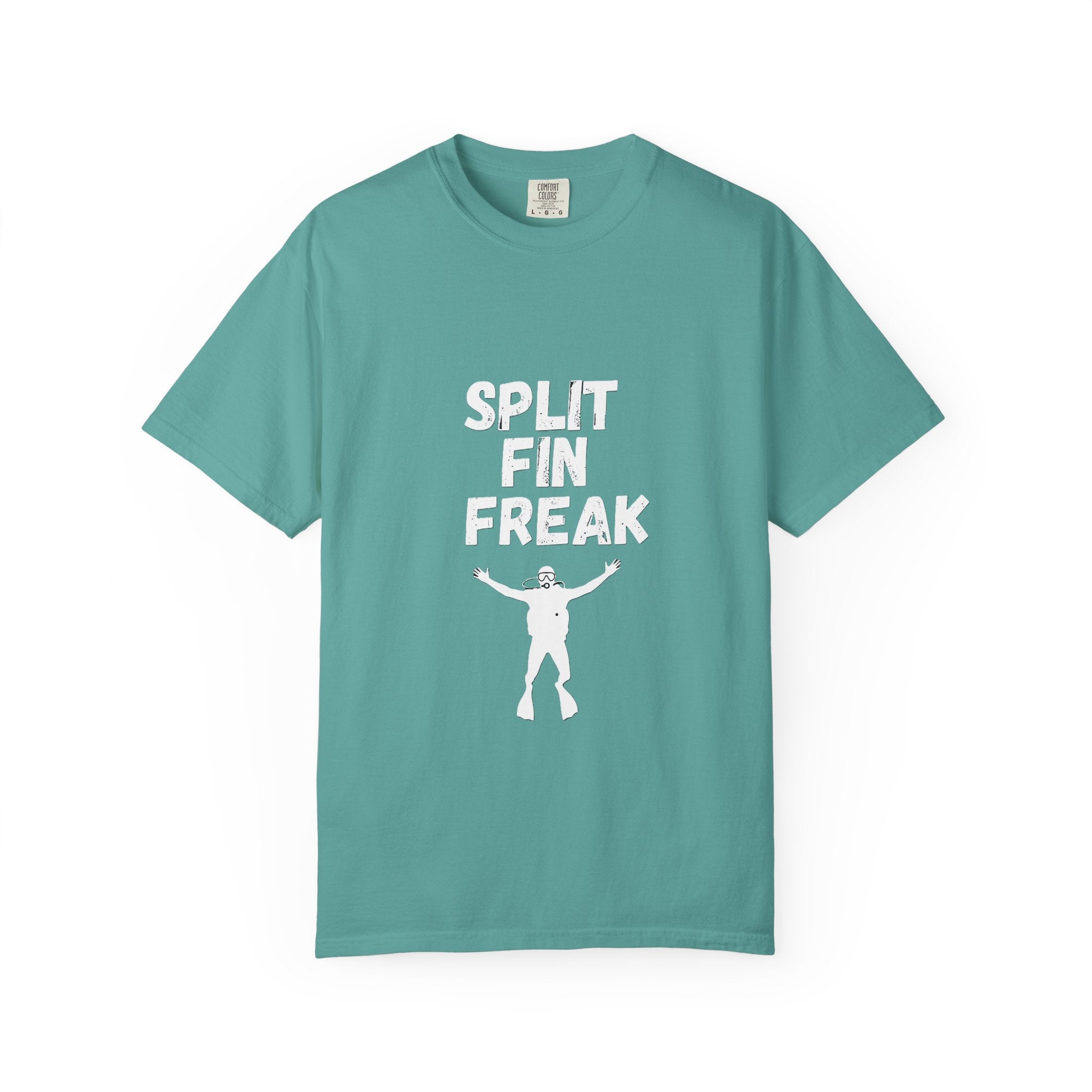 Split Fins T-Shirt — Scuba Diver Freediving Graphic Tee