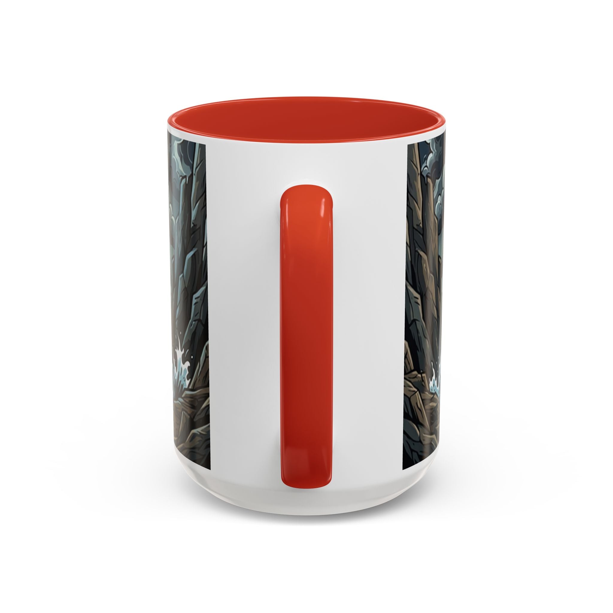 Sea Serpent Attack Coffee Mug — Nautical Storm Art Accent Mug (11/15oz)