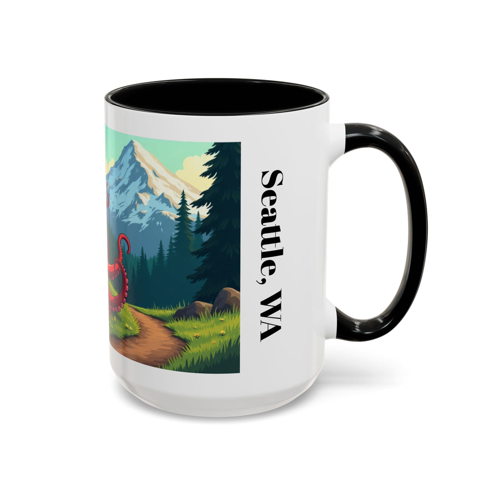 Coffee Mug — Seattle Octopus Scenic Accent Mug (11/15oz)