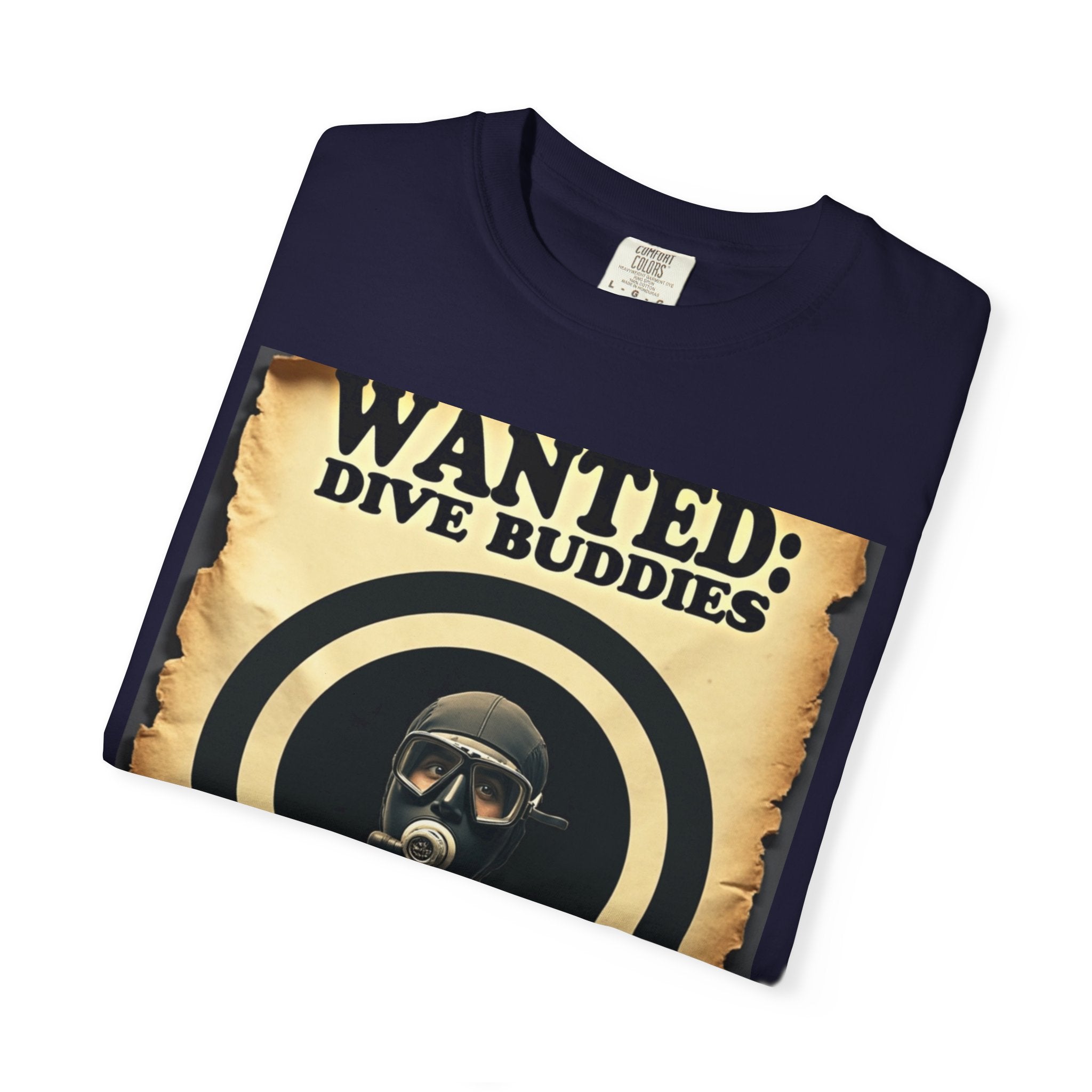 Wanted: Dive Buddies T-Shirt — Vintage Scuba Poster Tee