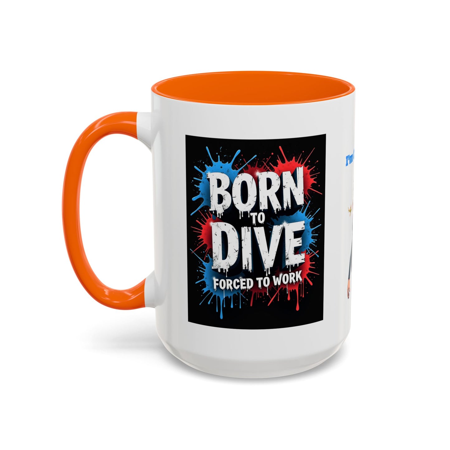 Born to Dive Coffee Mug - 'I'm Certifiable' Scuba Diver Accent Mug (11/15oz)