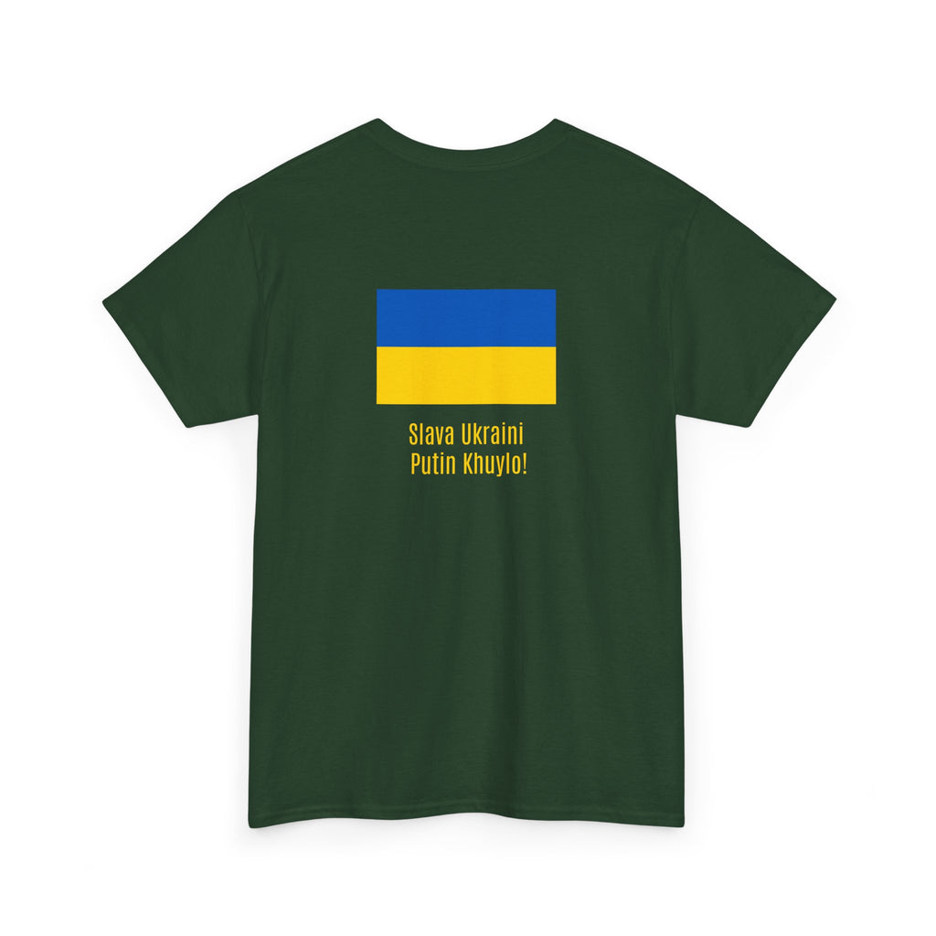 Ukraine Flag Tee — "Slava Ukraini, Pishov v Putin" Support Shirt