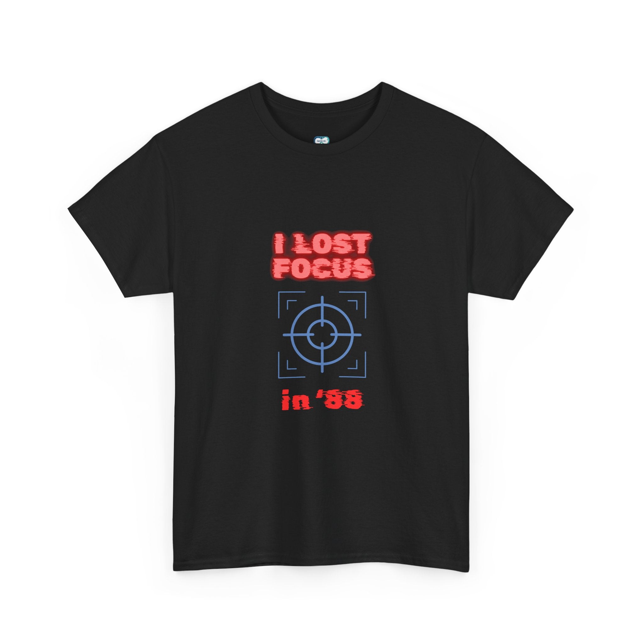 I Lost Focus in '88 Tee - Retro Neon Target Graphic T-Shirt