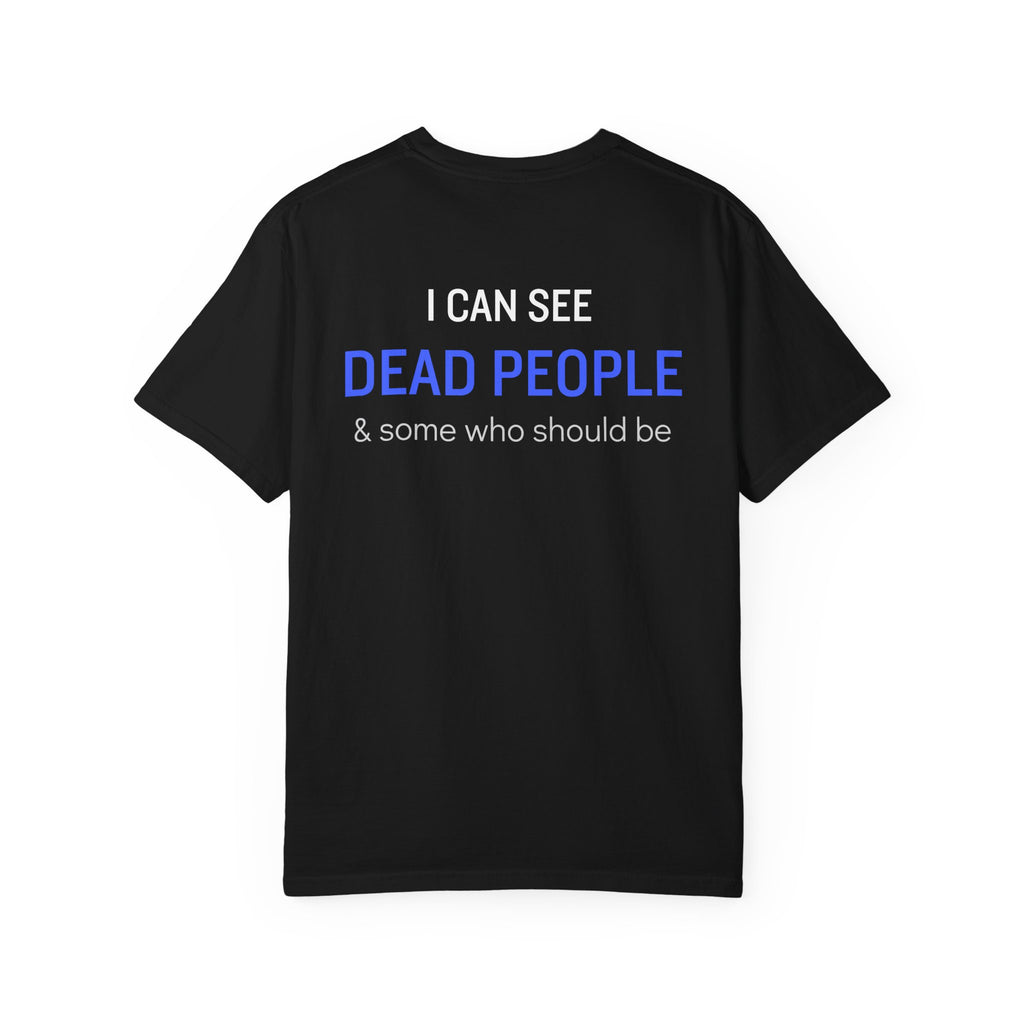 I see ghosts tee — Minimalist Gothic Graphic Shirt