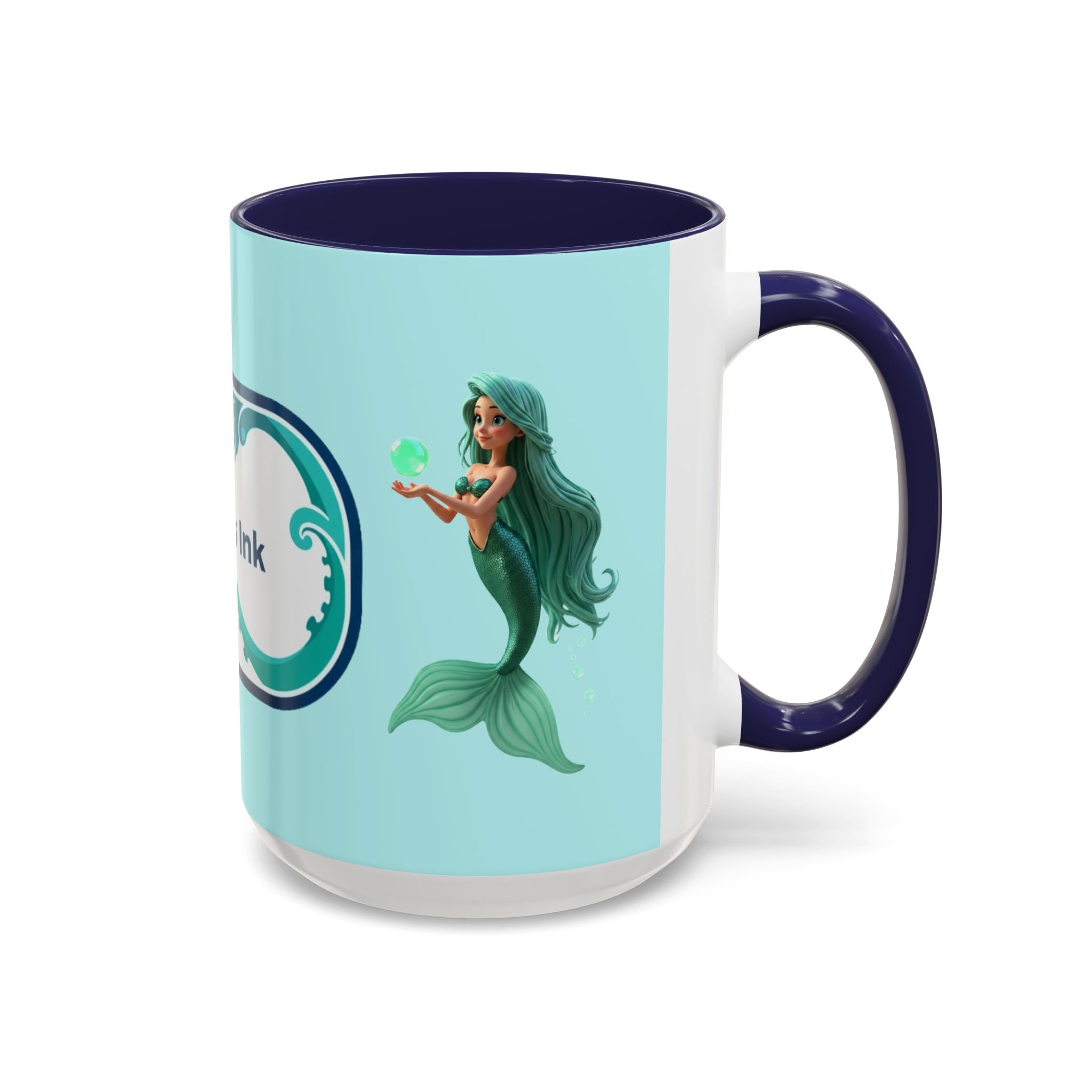 Ocean Logo Coffee Mug — "Species Ink" Accent Ceramic Mug