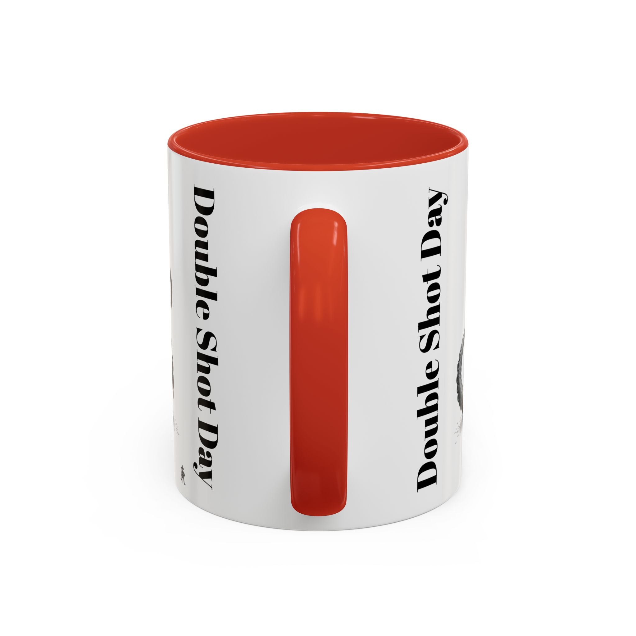Octopus Coffee Mug — "Double Shot Day" Accent Ceramic Mug (11/15oz)