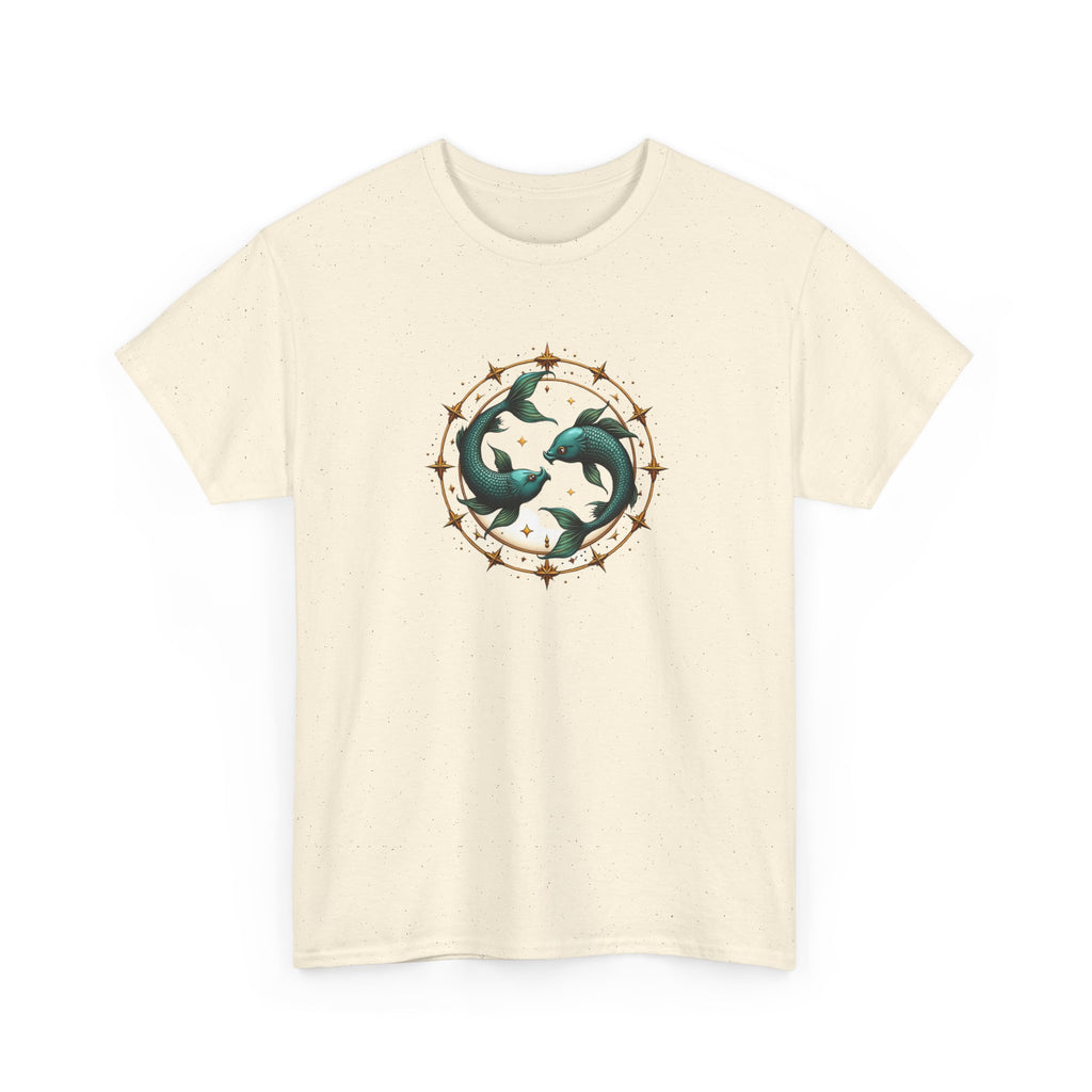Fish Mandala Tee — Ocean Circle Graphic T-Shirt