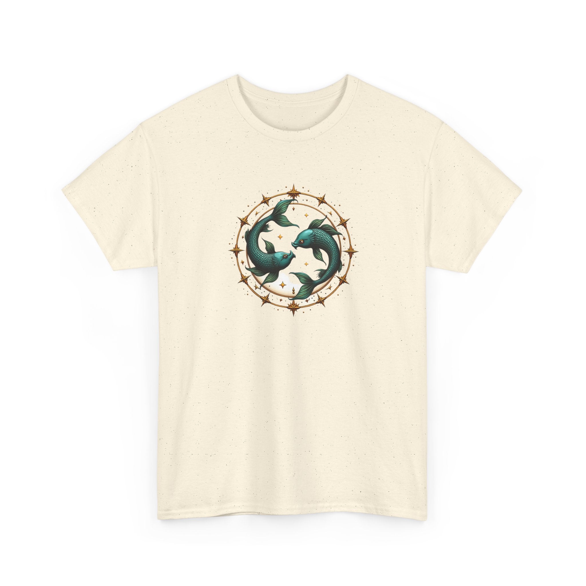 Fish Mandala Tee — Ocean Circle Graphic T-Shirt