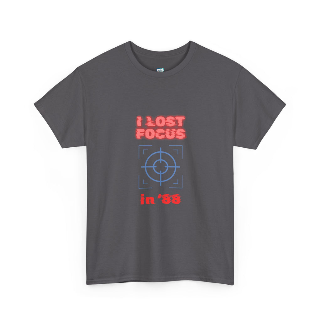 I Lost Focus in '88 Tee - Retro Neon Target Graphic T-Shirt