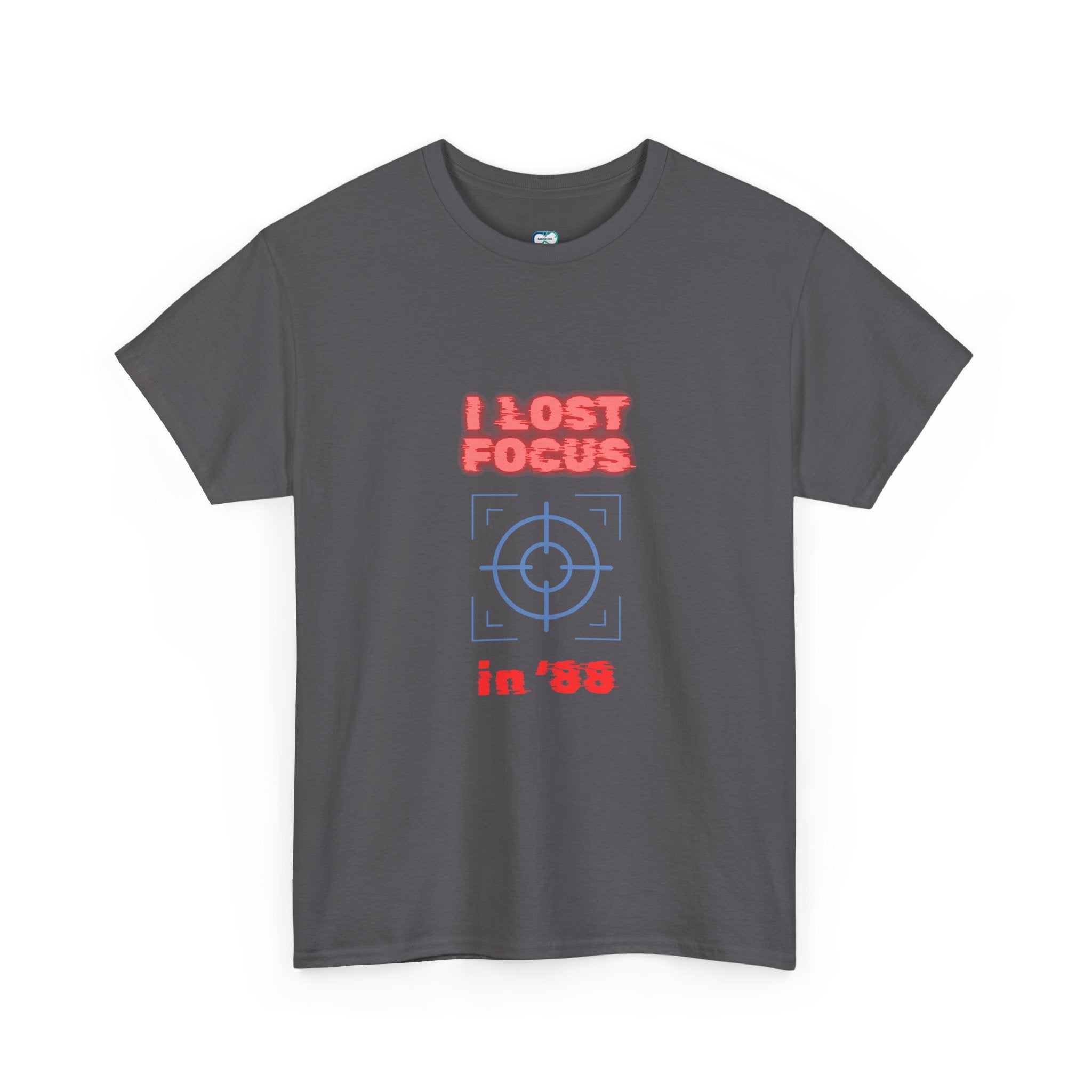 I Lost Focus in '88 Tee - Retro Neon Target Graphic T-Shirt