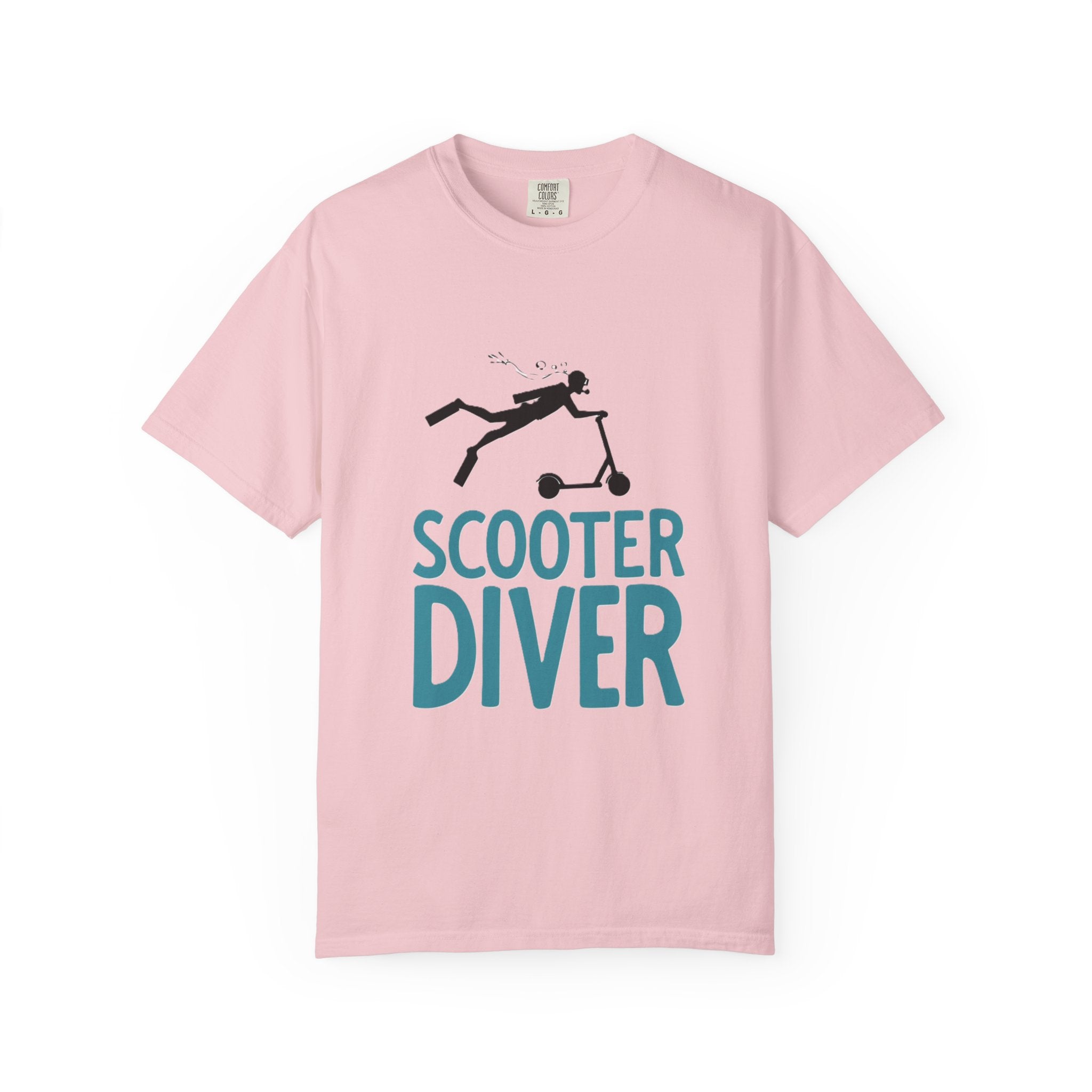 Scooter Diver T‑Shirt — Funny Scooter Scuba Diving Design