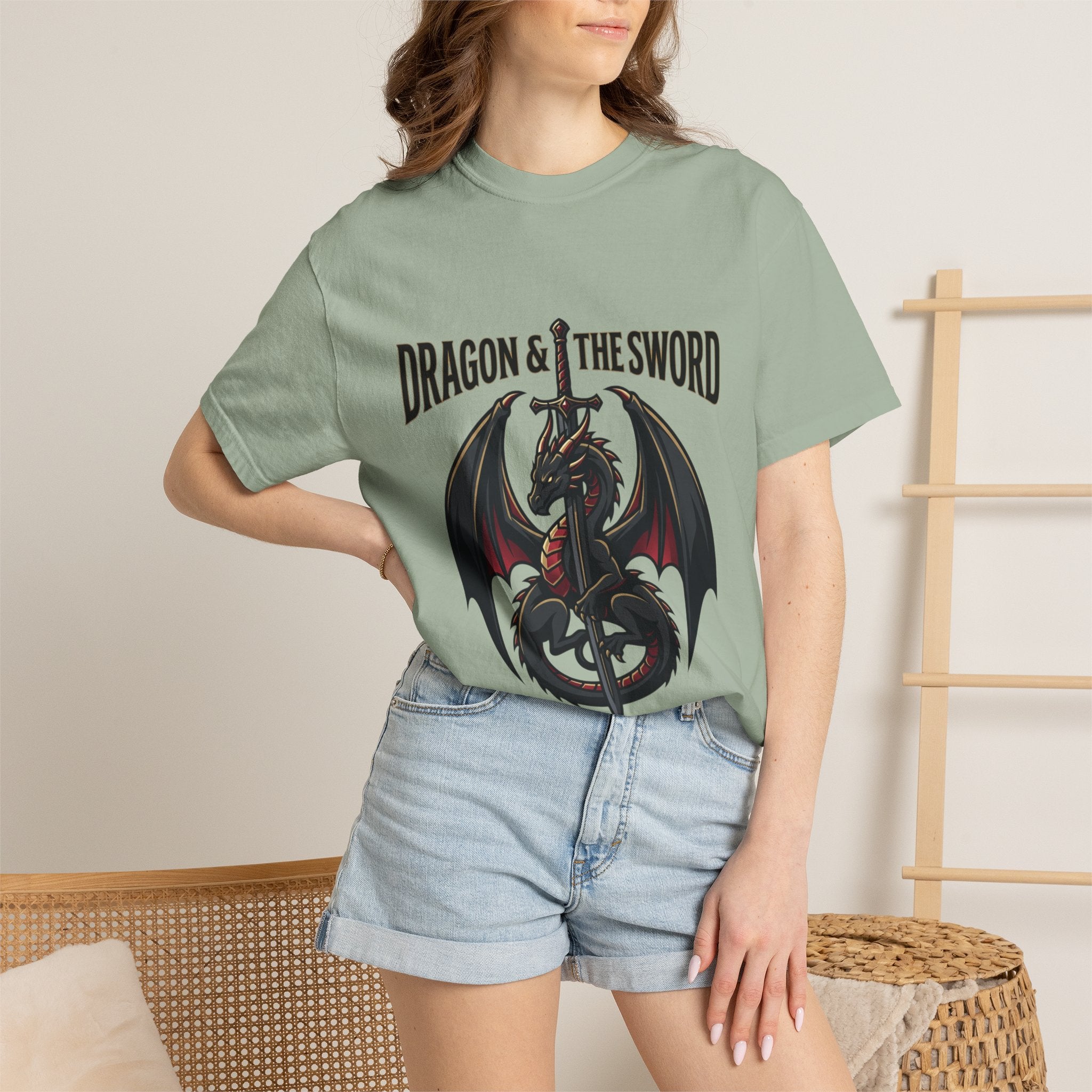 Dragon Sword Tee – Vintage Fantasy Graphic | Species Ink