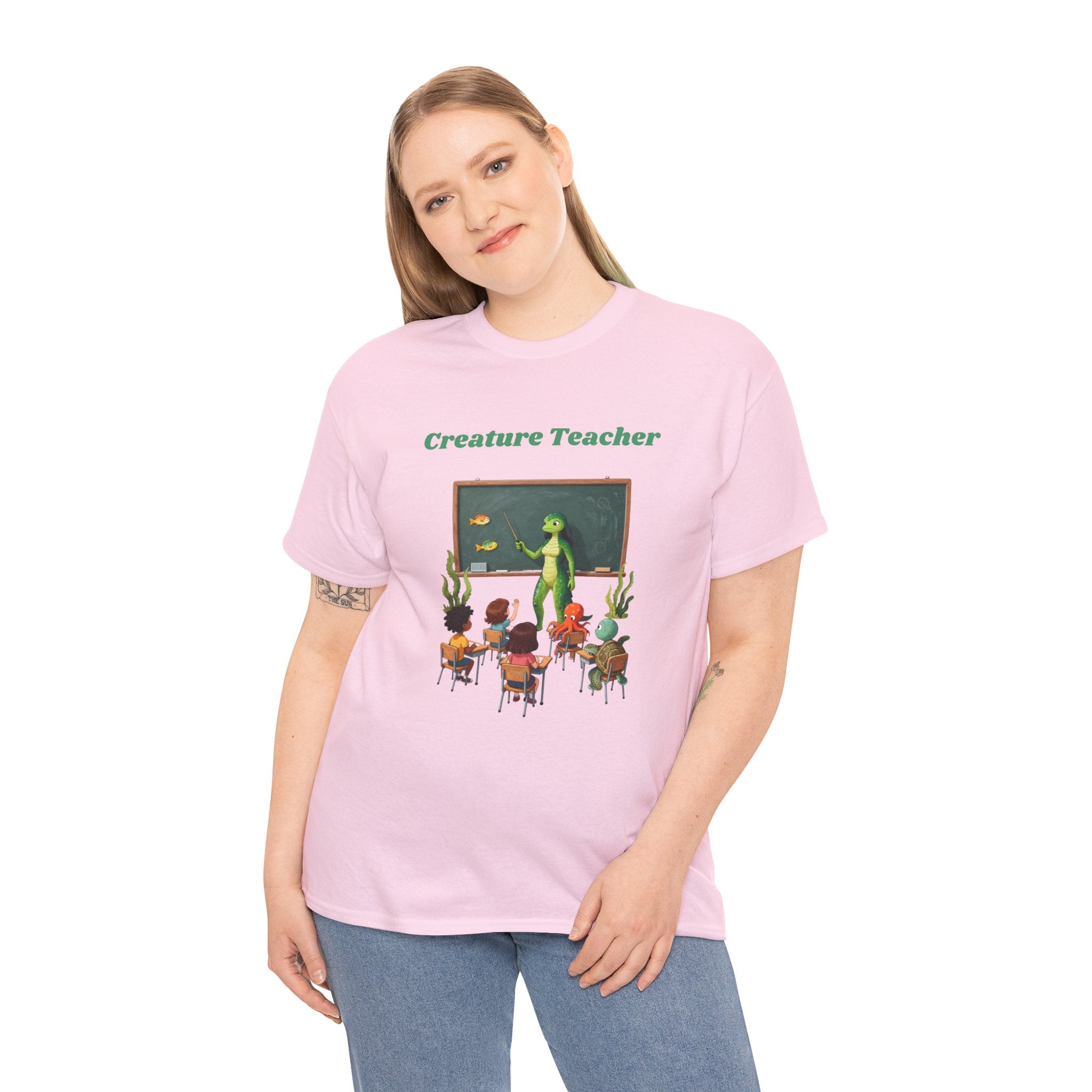 Creature Teacher T-Shirt — Cute Teacher Novelty Tee for Educators & Animal Lovers