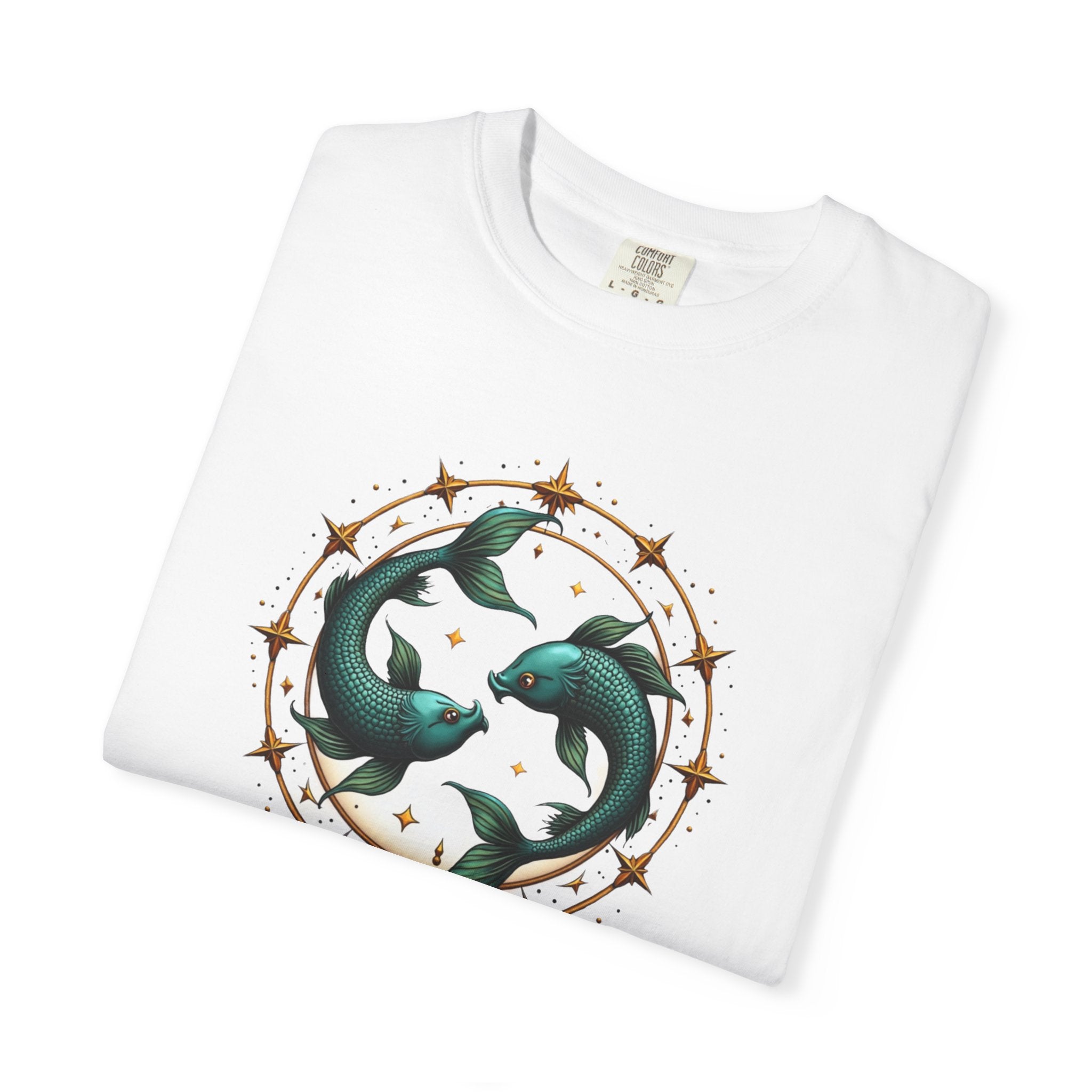Fish Mandala Tee — Ocean Circle Graphic T-Shirt