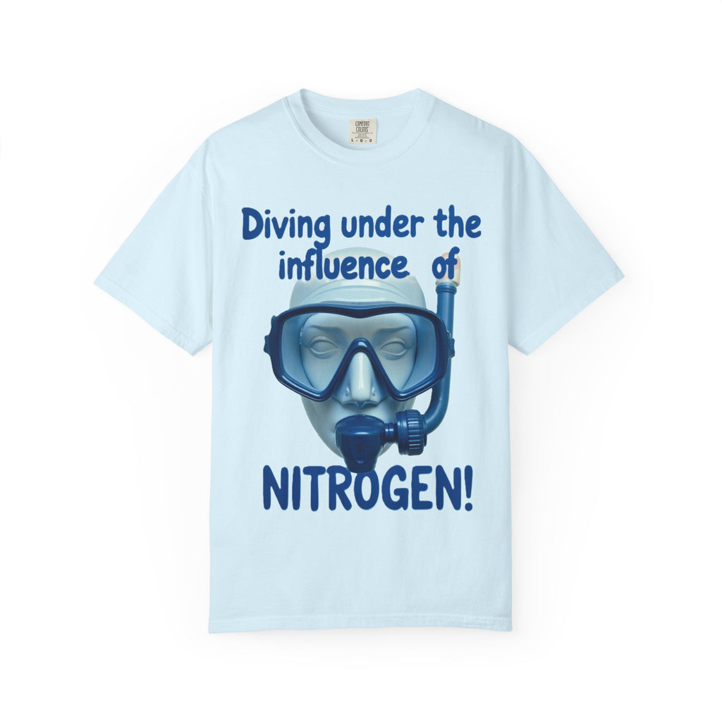 T-Shirt — "Diving Under the Influence of Nitrogen!" Scuba Diving Graphic Tee