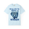 T-Shirt — "Diving Under the Influence of Nitrogen!" Scuba Diving Graphic Tee