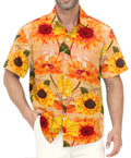 Hawaiian Shirt for Men - Mens Hawaiian Button Down Shirts Floral Shirts Printed Casual Short Sleeves