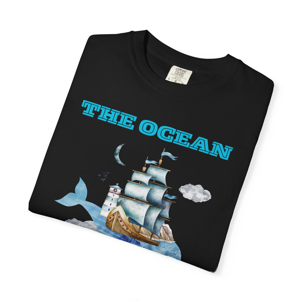 The Ocean Tee — 'Where Wet Dreams Happen' Nautical Graphic T‑Shirt