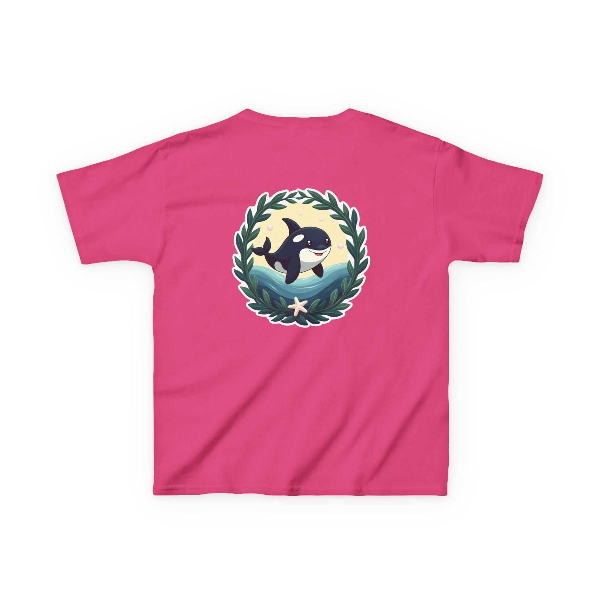 Orca Ocean Kids Tee — Playful Whale Graphic T-Shirt for Children