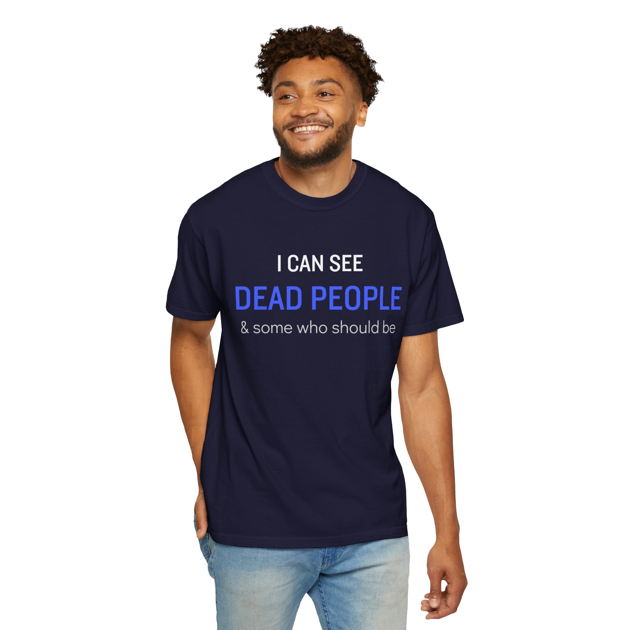 I see ghosts tee — Minimalist Gothic Graphic Shirt