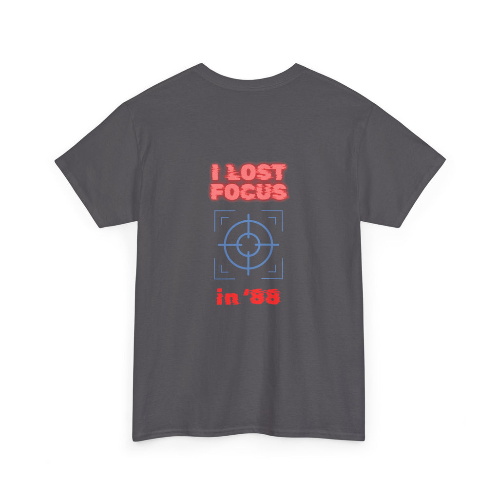 I Lost Focus in '88 Tee - Retro Neon Target Graphic T-Shirt