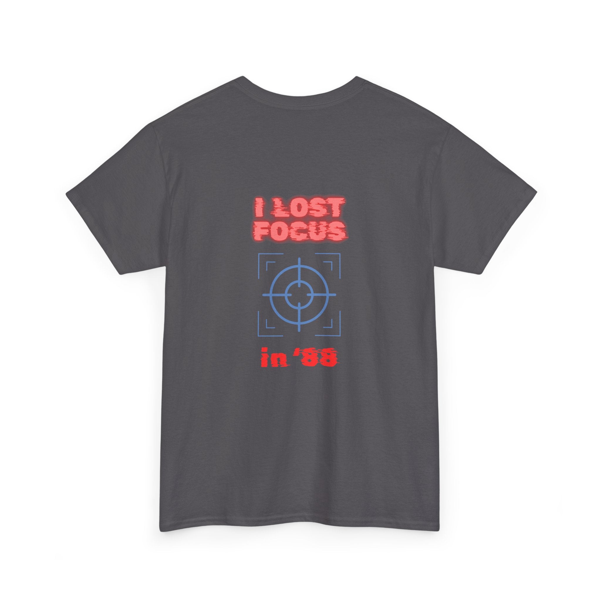 I Lost Focus in '88 Tee - Retro Neon Target Graphic T-Shirt