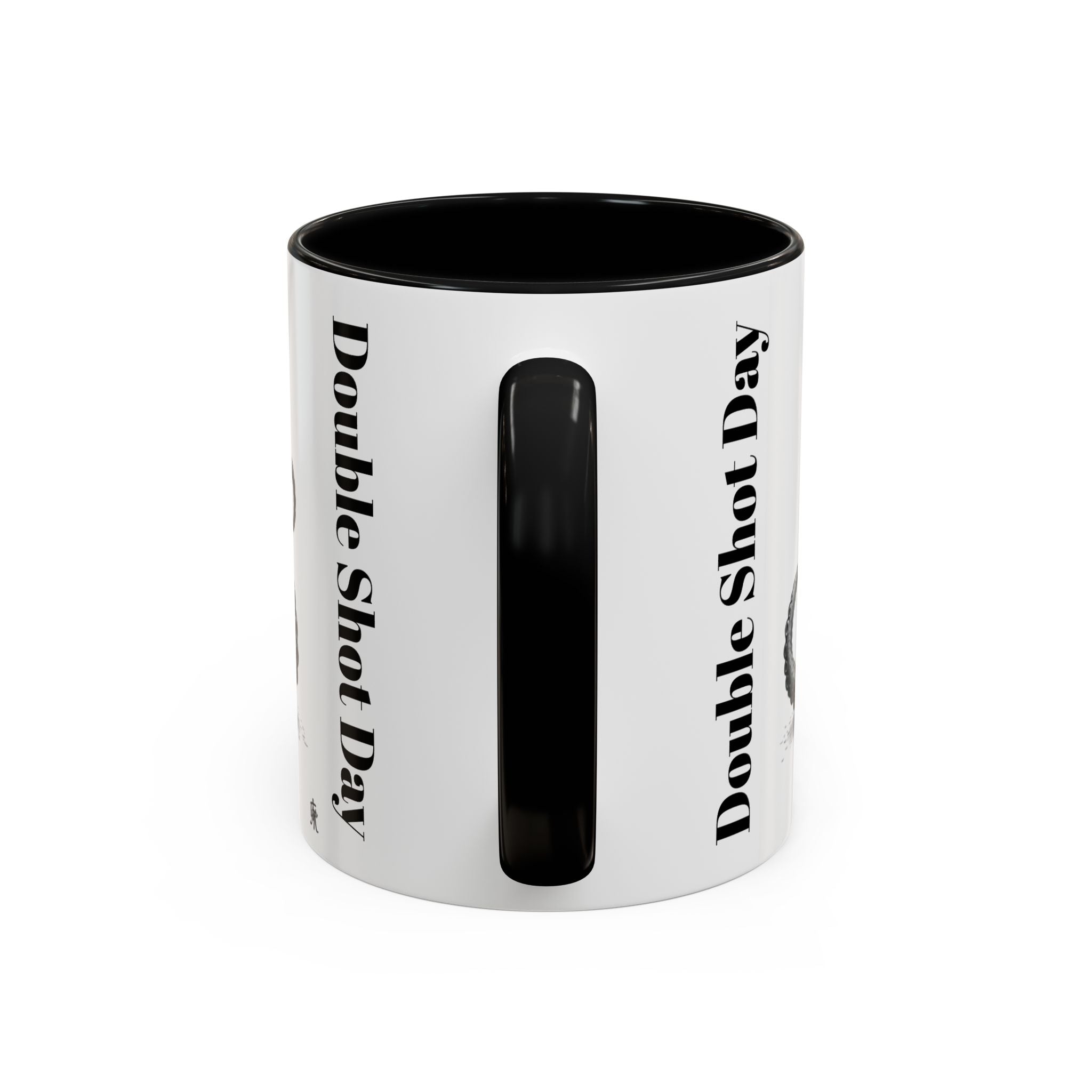 Octopus Coffee Mug — "Double Shot Day" Accent Ceramic Mug (11/15oz)