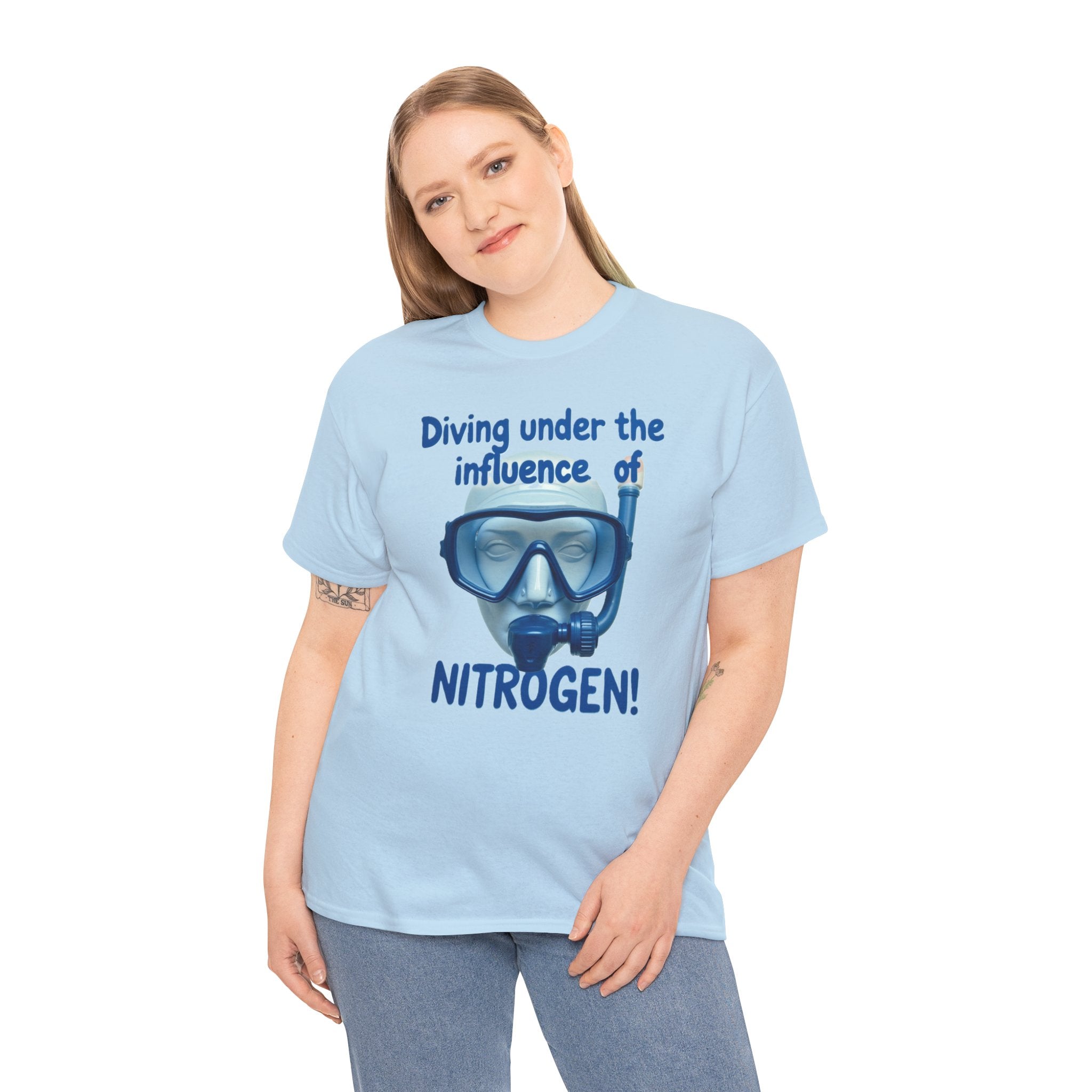 T-Shirt — "Diving Under the Influence of Nitrogen!" Scuba Diving Graphic Tee