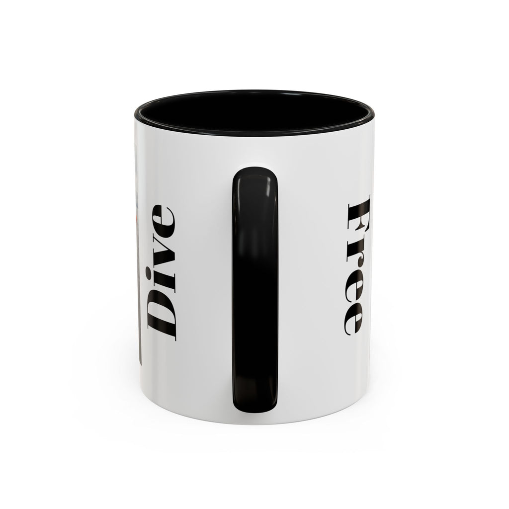 Free Divers Photo Accent Coffee Mug – Scenic Sea Diving Crew 11oz/15oz